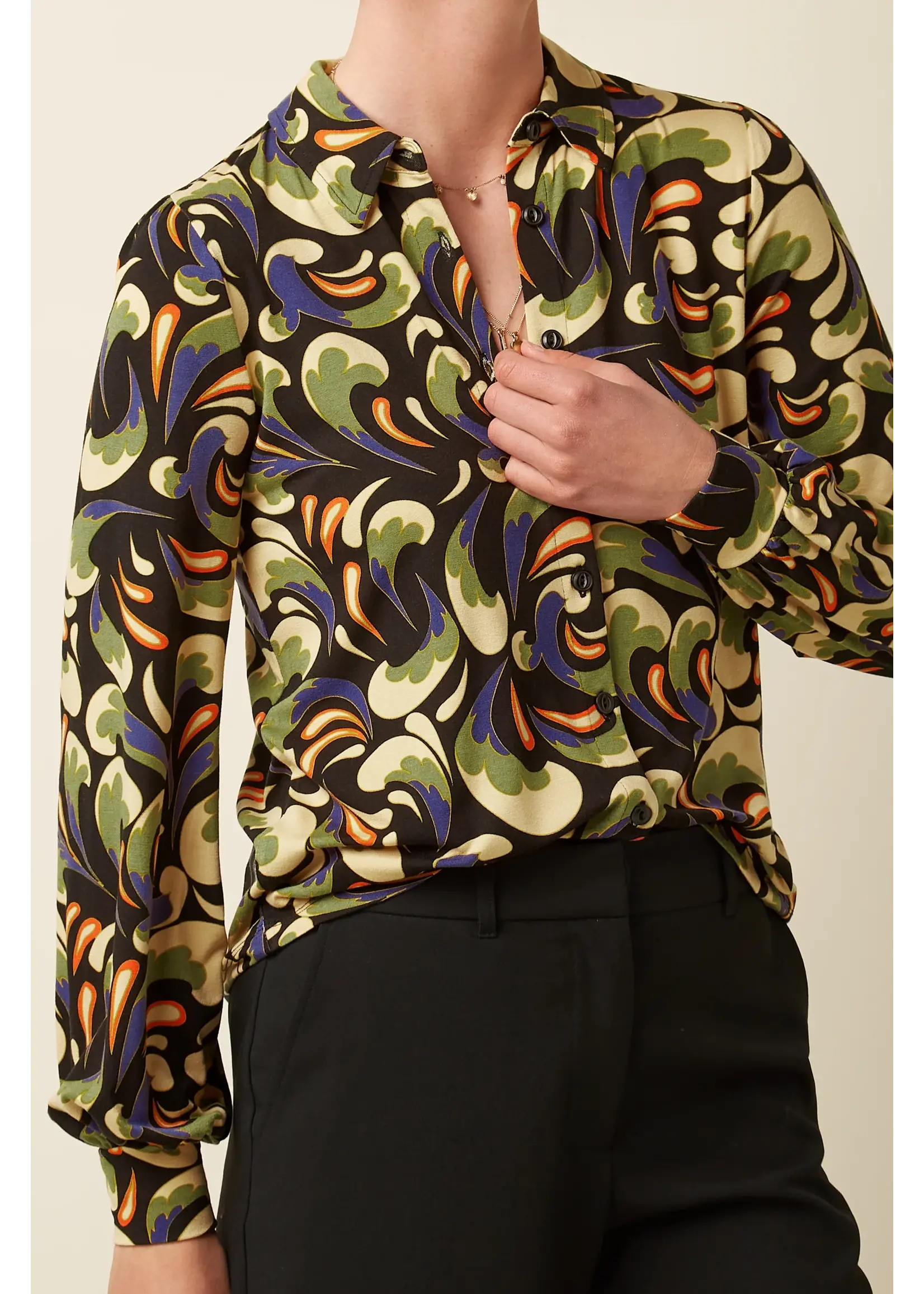 KING LOUIE KING LOUIE MAISIE BLOUSE RUMBLE 10112