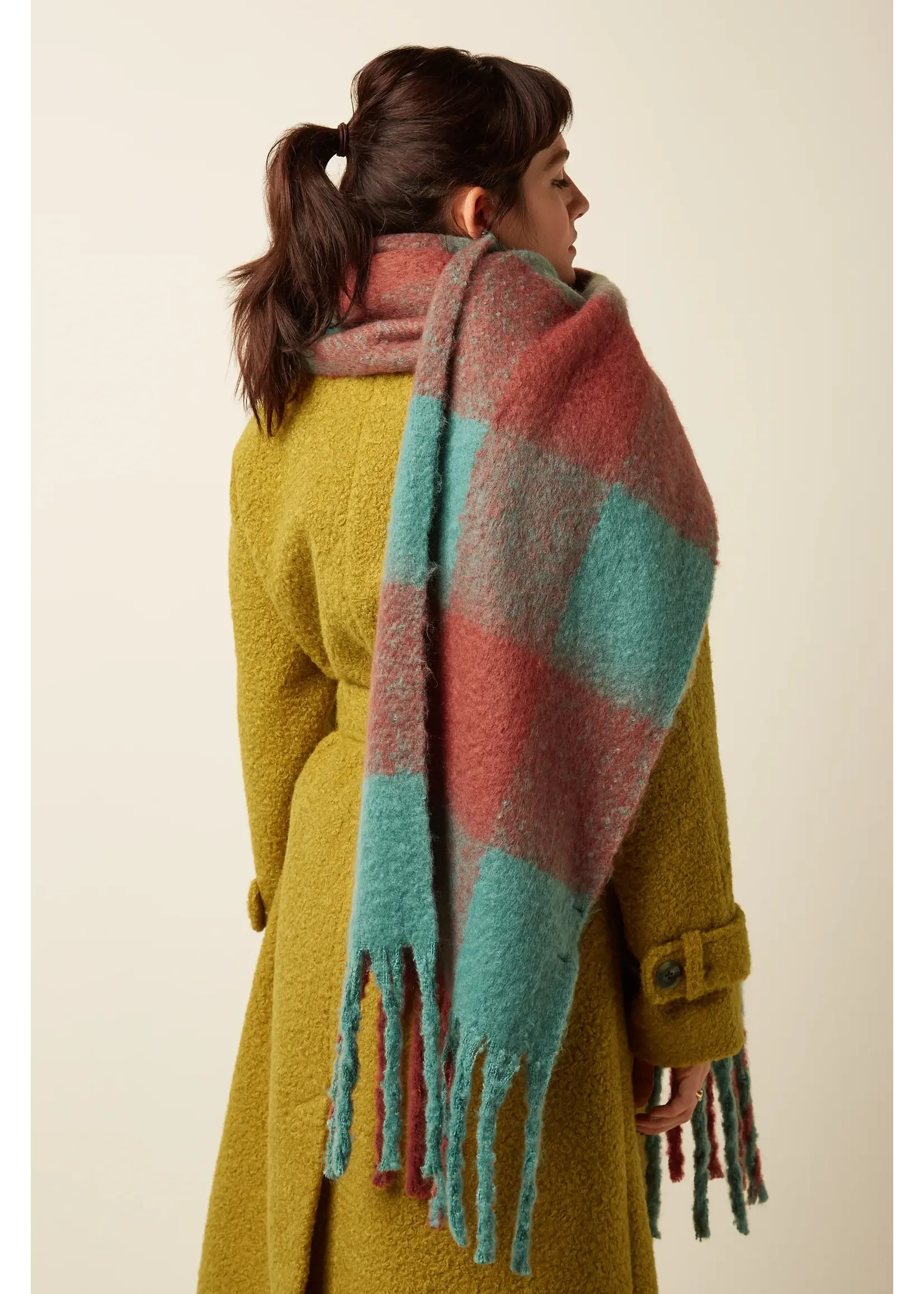 KING LOUIE KING LOUIE SCARF CHECK 2-TONE 09891