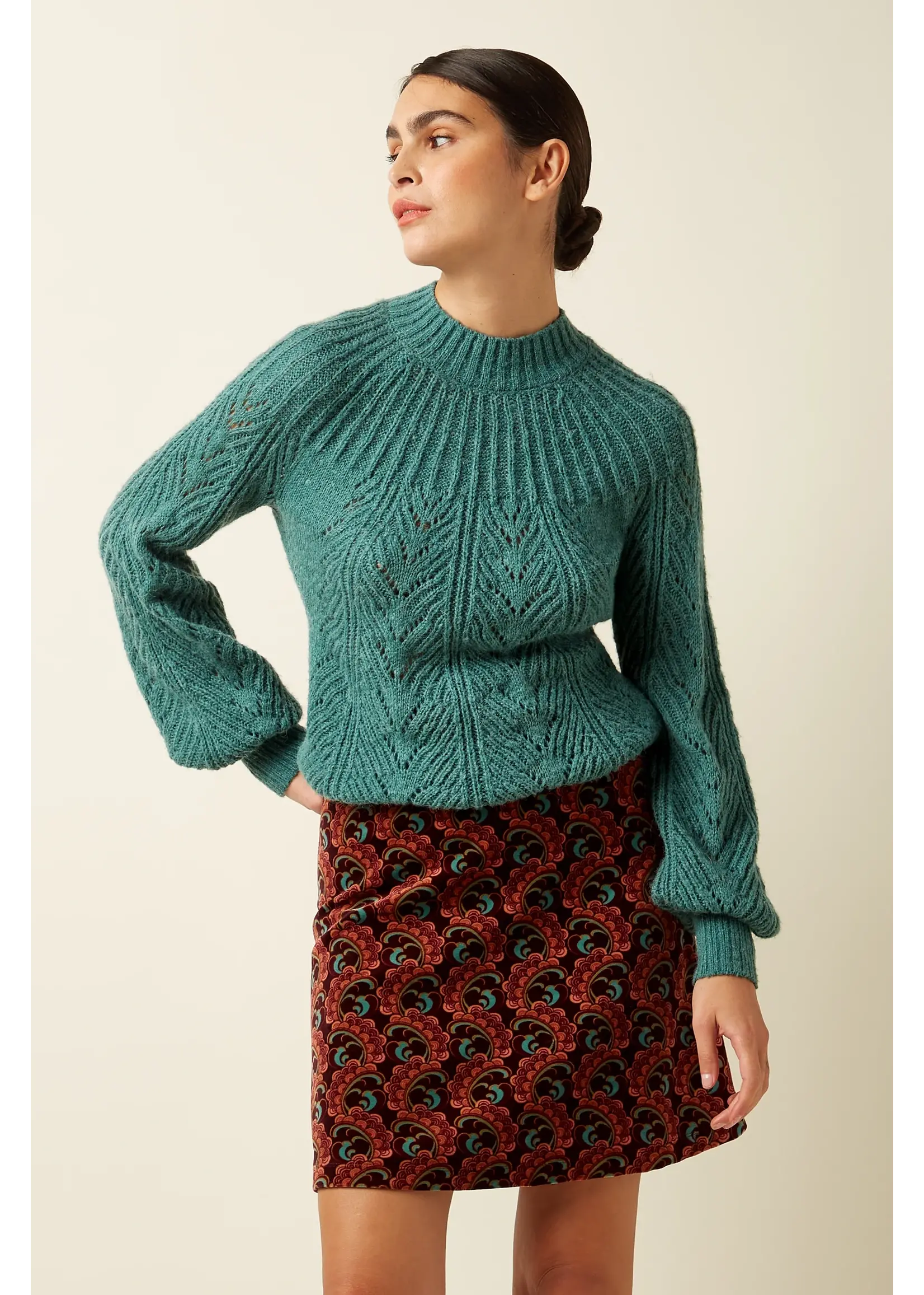 KING LOUIE KING LOUIE BORDER SKIRT WINKLE 10183