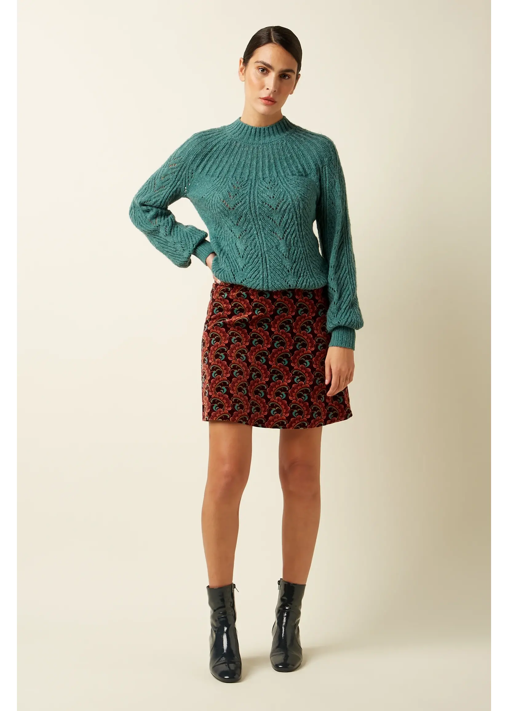 KING LOUIE KING LOUIE BORDER SKIRT WINKLE 10183