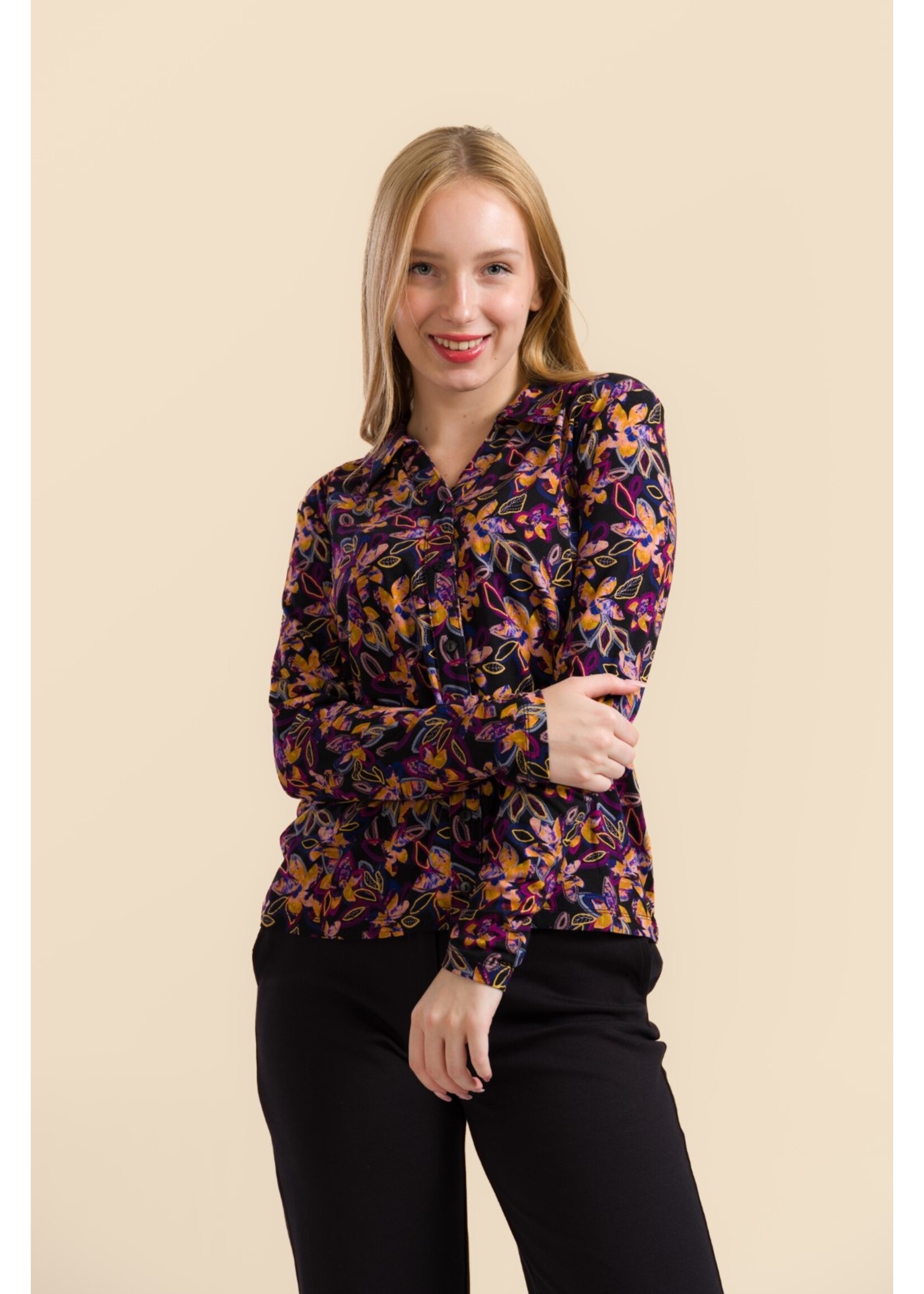 LALAMOUR LALAMOUR ANNA BLOUSE LS LAWI2521