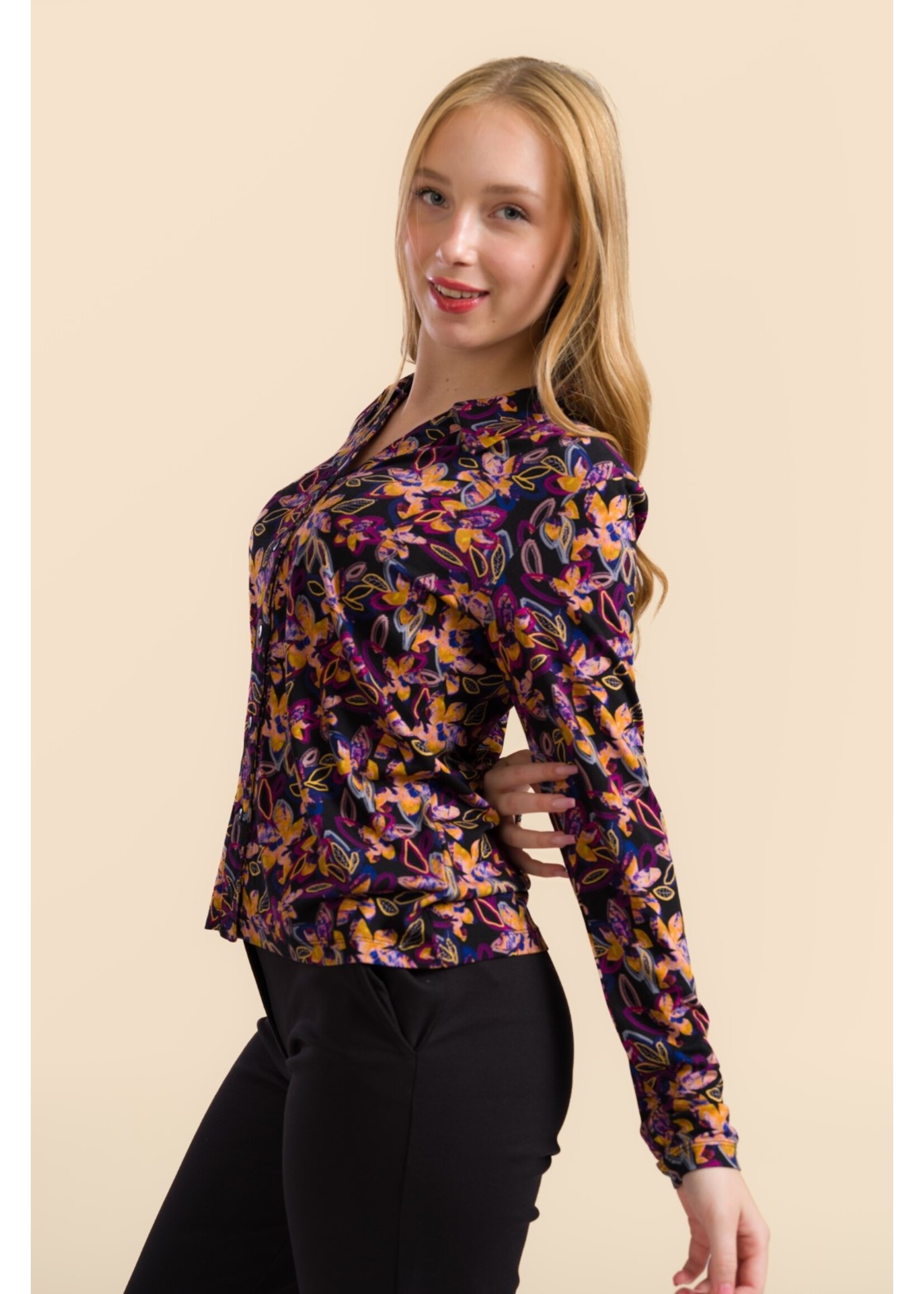 LALAMOUR LALAMOUR ANNA BLOUSE LS LAWI2521