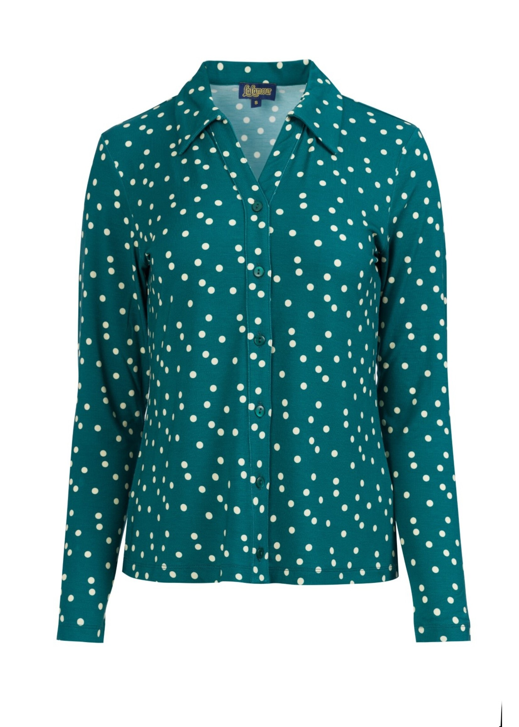 LALAMOUR LALAMOUR ANNA BLOUSE LS LAWI2523