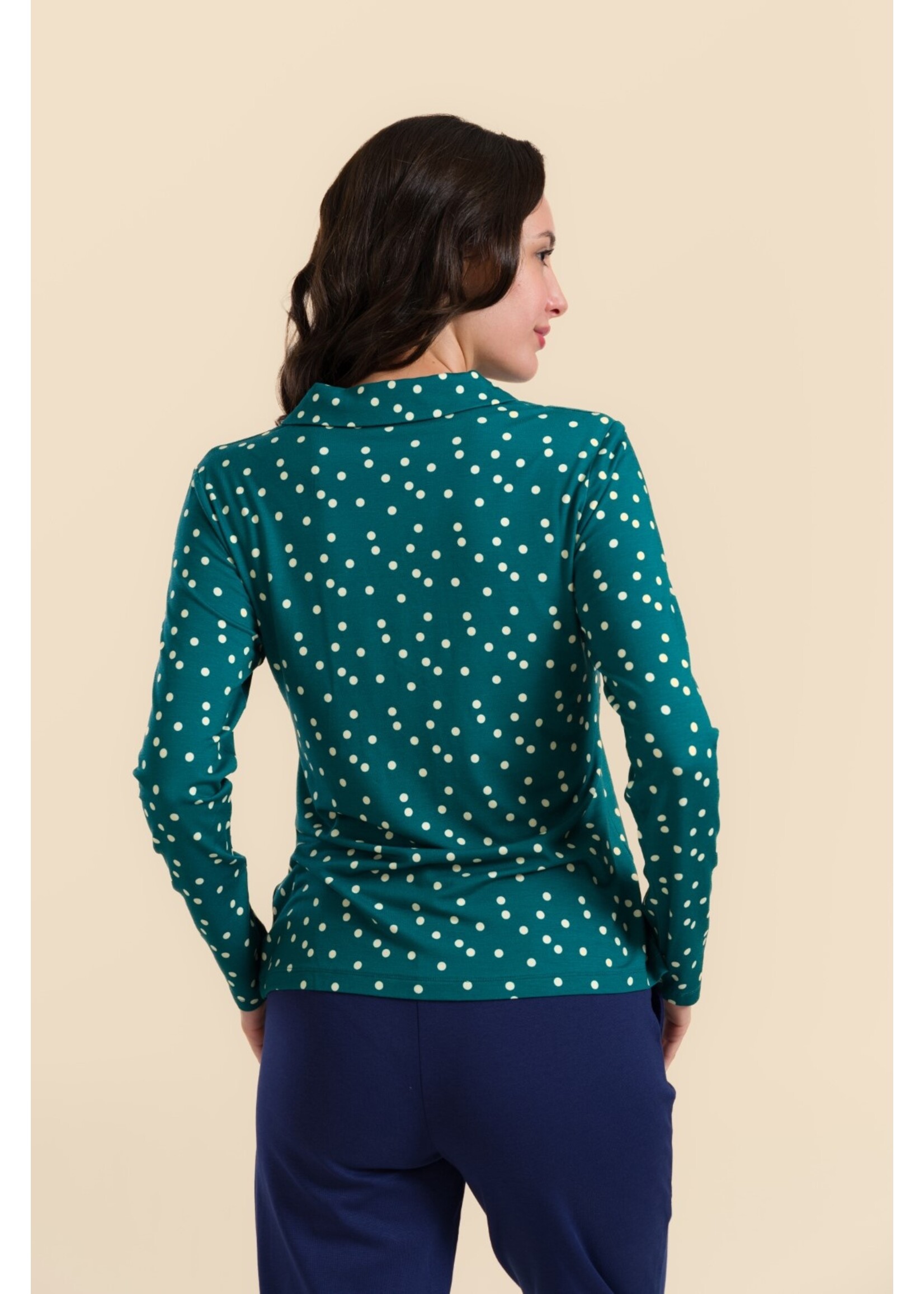 LALAMOUR LALAMOUR ANNA BLOUSE LS LAWI2523