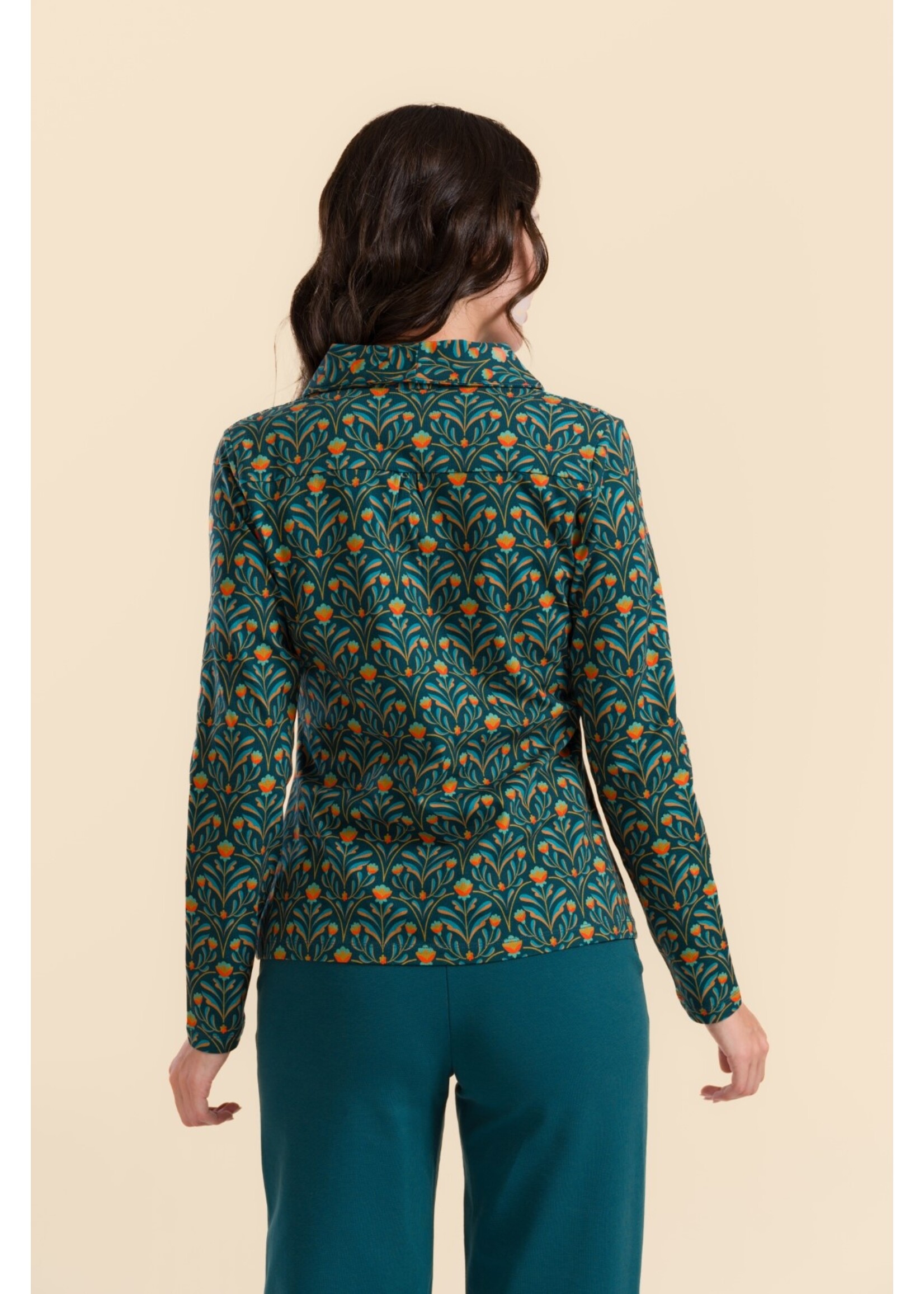 LALAMOUR LALAMOUR IRIS BLOUSE LS  LAWI25171