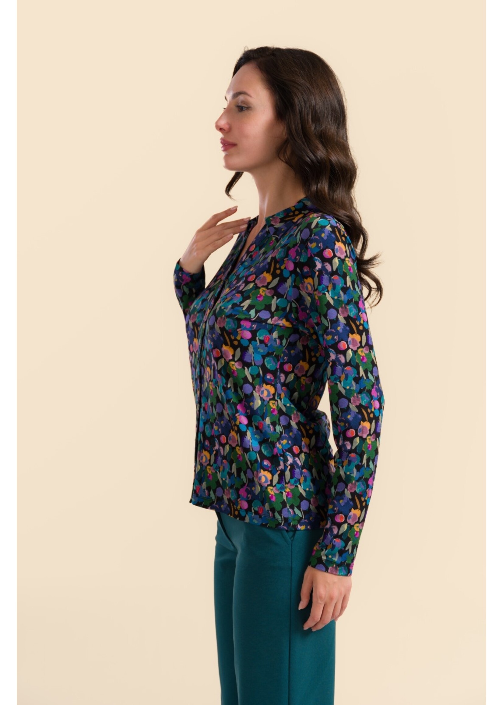 LALAMOUR LALAMOUR ANNA BLOUSE LS LAWI2522