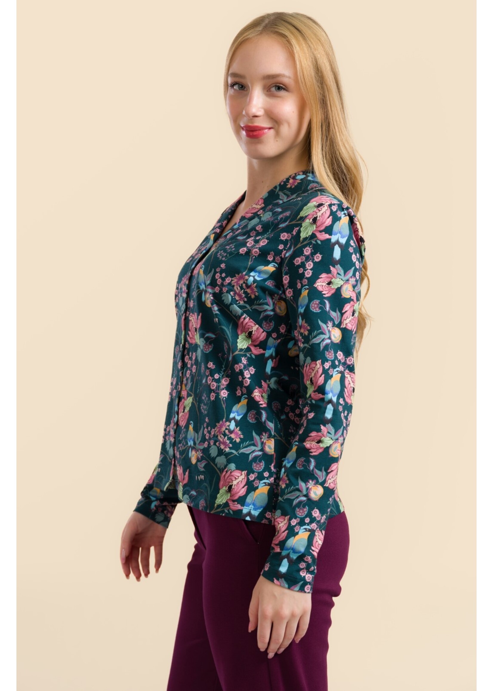 LALAMOUR LALAMOUR IRIS BLOUSE LS LAWI25172