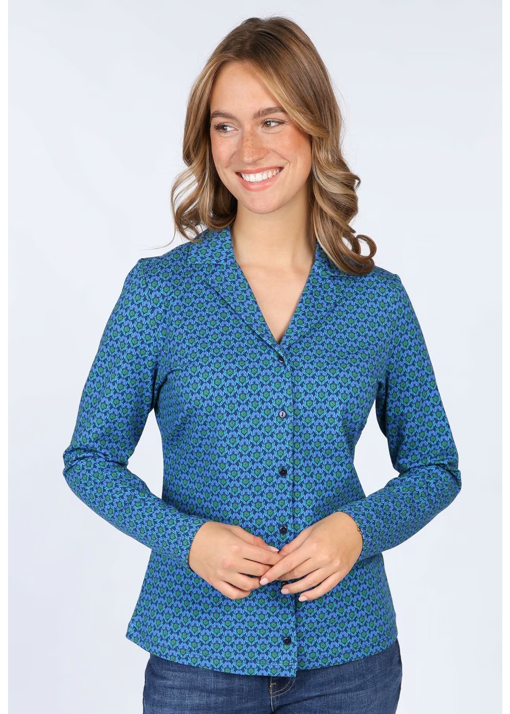 LYKKA DU NORD LYKKA CELESTE DAISY BLOUSE 03252-0009