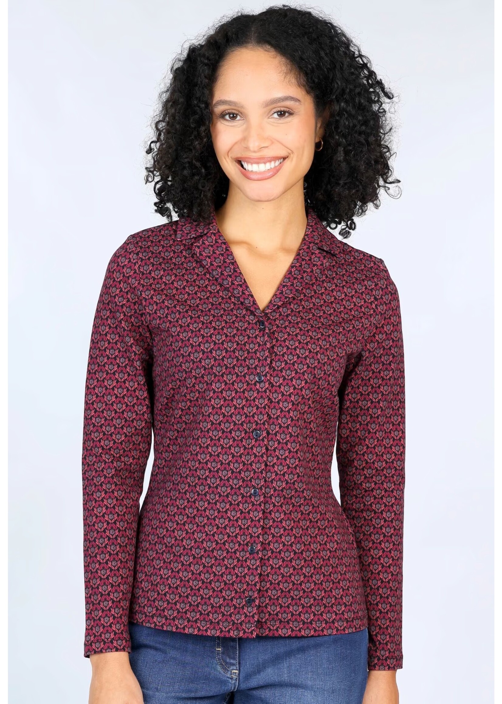 LYKKA DU NORD LYKKA CELESTE DAISY BLOUSE 03252-0009