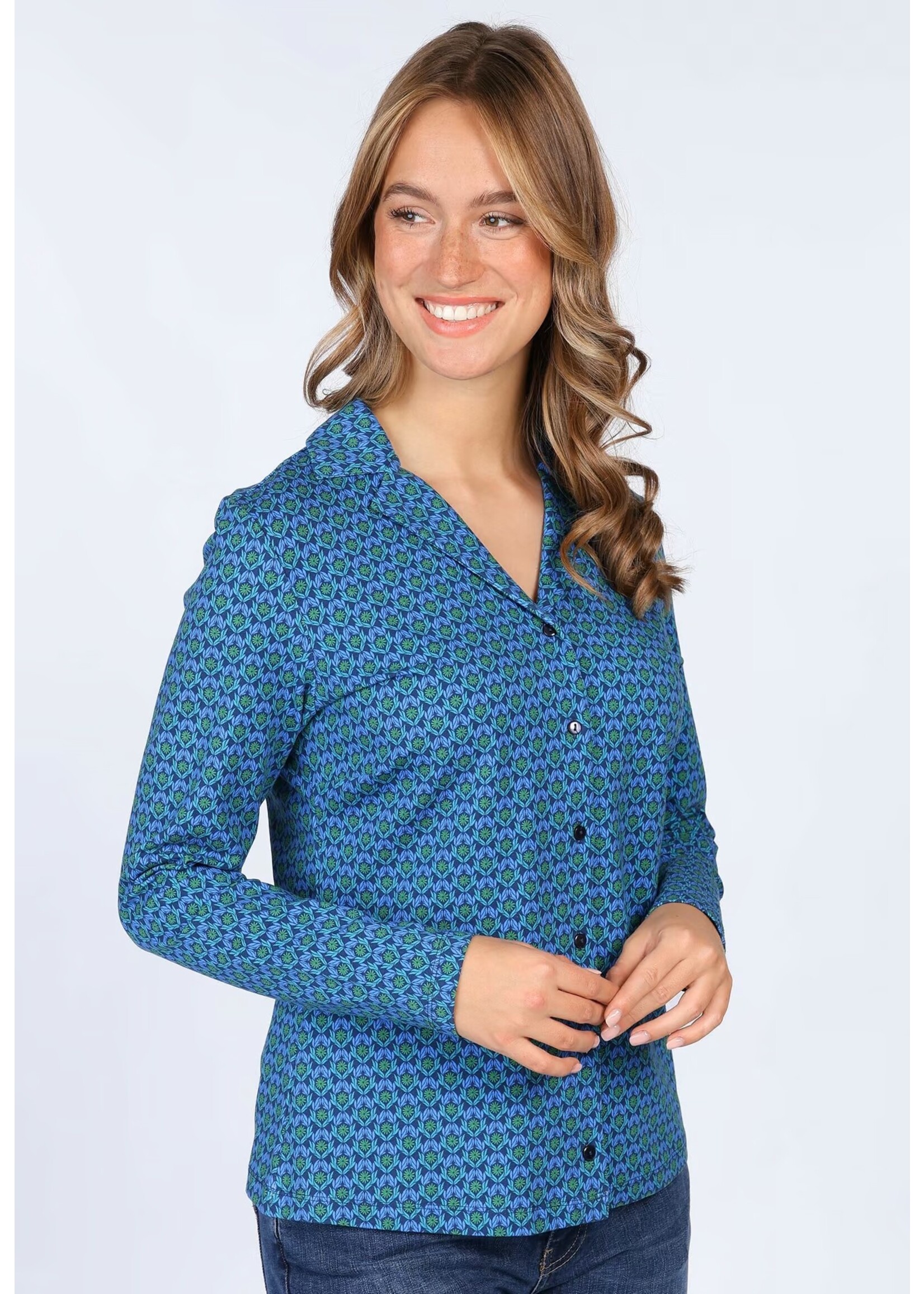 LYKKA DU NORD LYKKA CELESTE DAISY BLOUSE 03252-0009