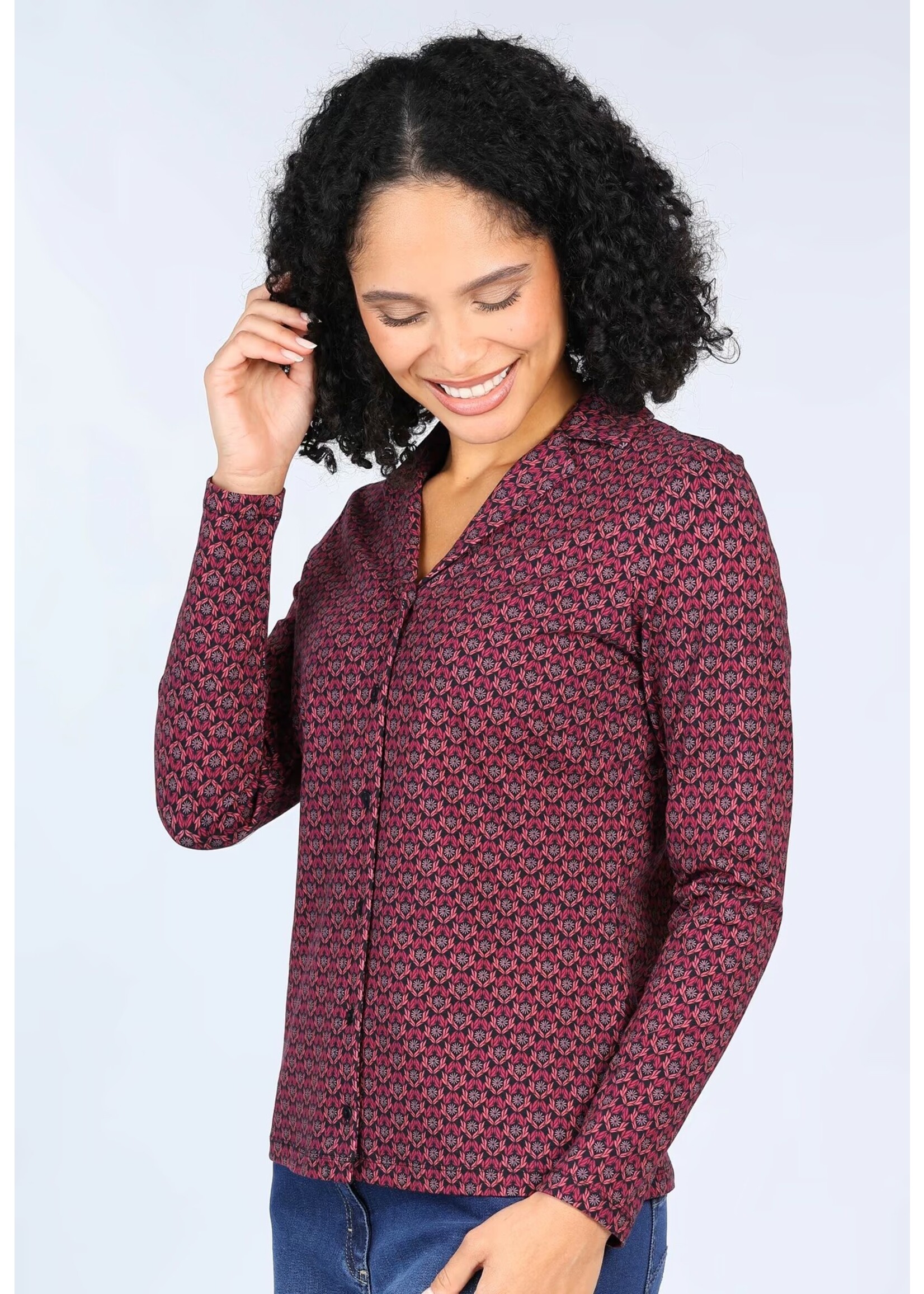 LYKKA DU NORD LYKKA CELESTE DAISY BLOUSE 03252-0009