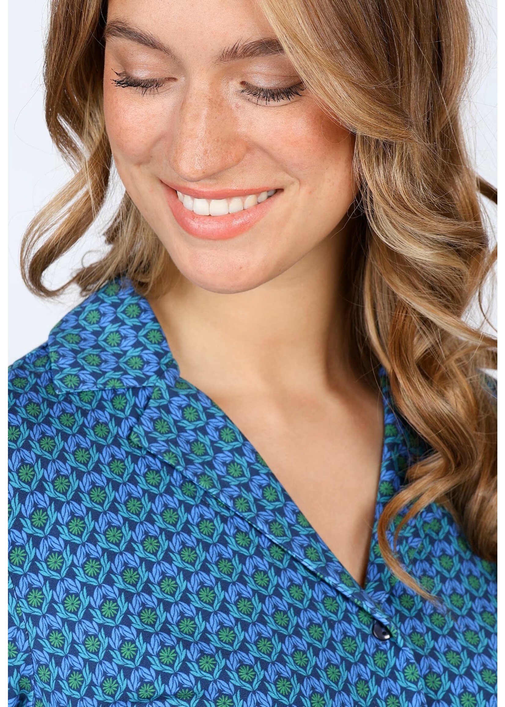 LYKKA DU NORD LYKKA CELESTE DAISY BLOUSE 03252-0009