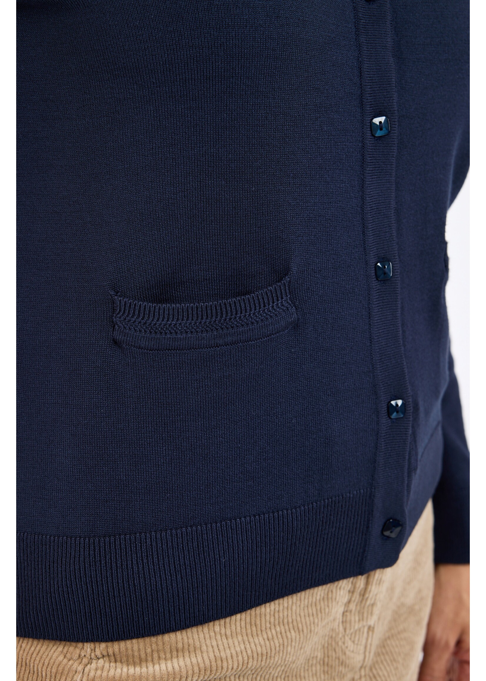 BRANDTEX BRANDTEX CARDIGAN POCKETS BASIC 219276