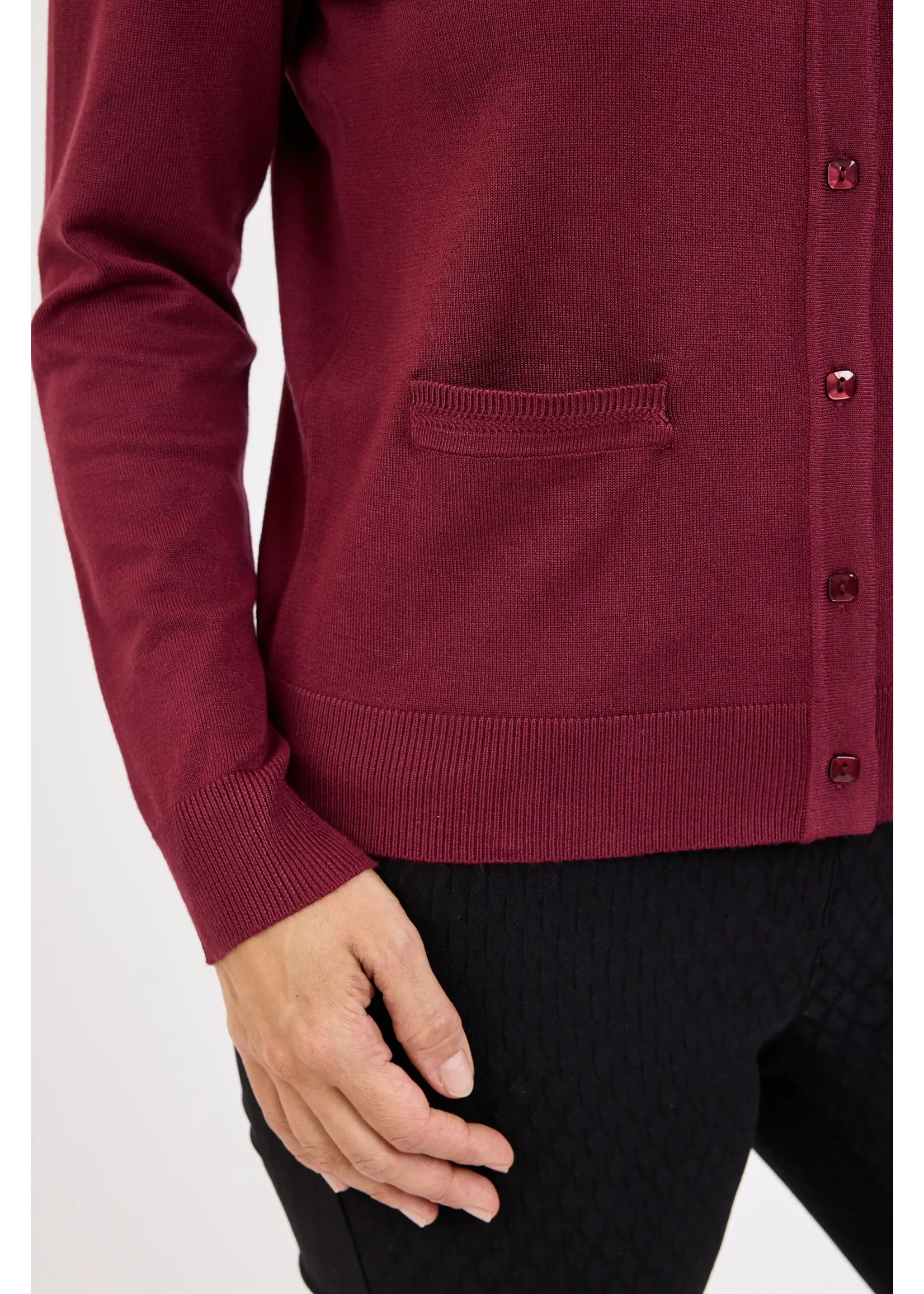 BRANDTEX BRANDTEX CARDIGAN POCKETS BASIC 219276