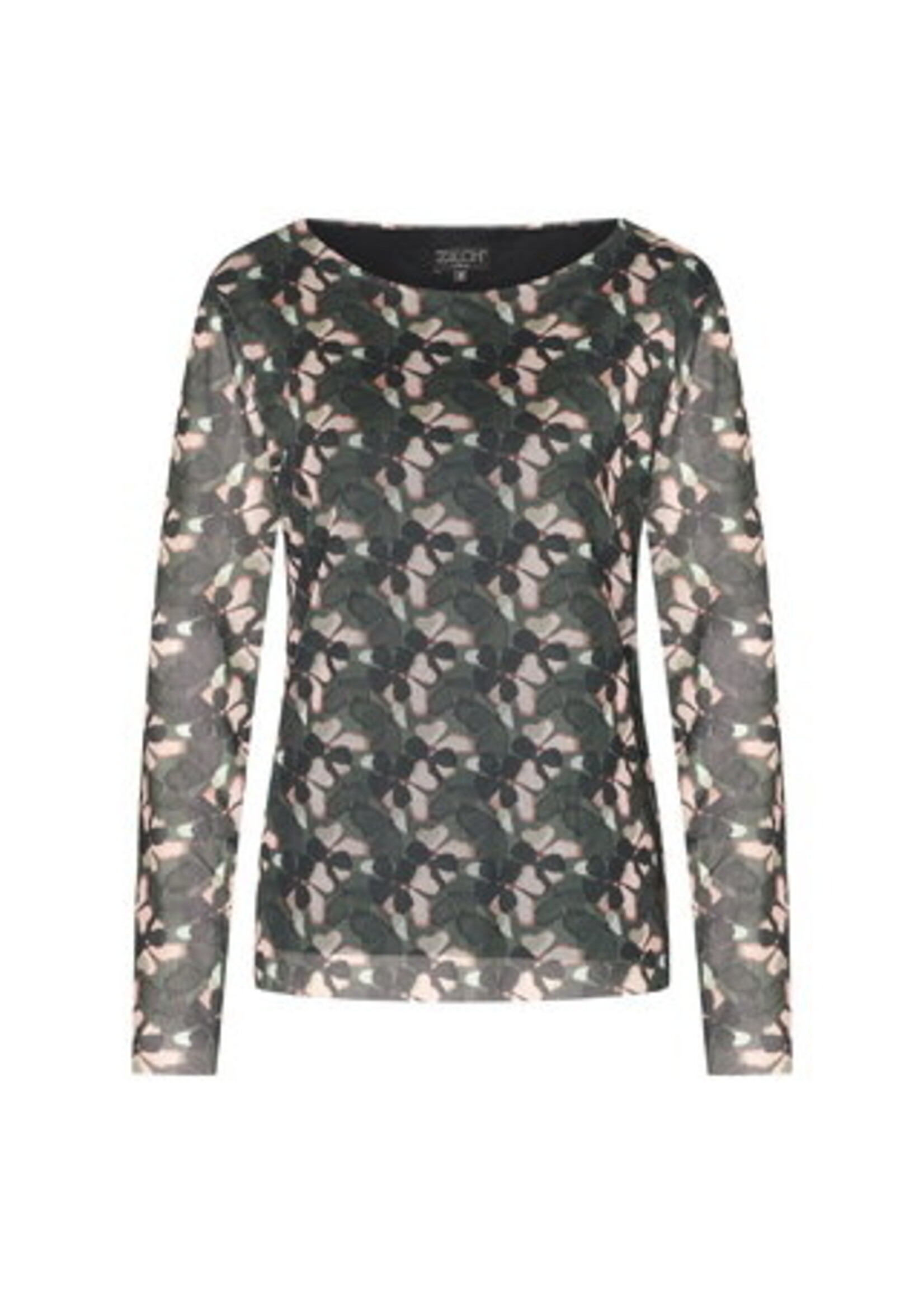 ZILCH ZILCH TOP ROUND NECK 52MESH10.196