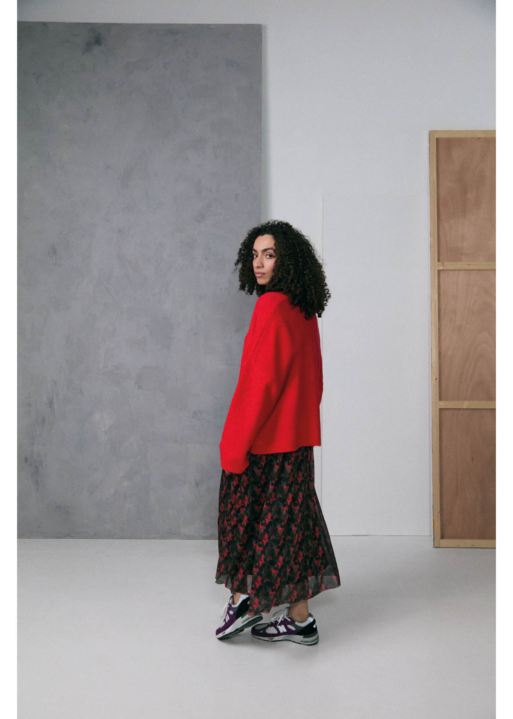 ZILCH ZILCH SKIRT LONG 52MESH50.096