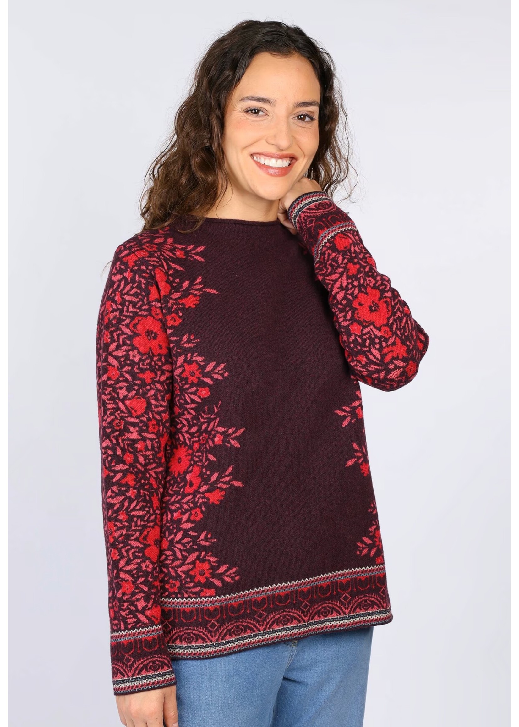 STRIKKEBY STRIKKEBY PULLOVER SOFIA GARDEN 06252-0028