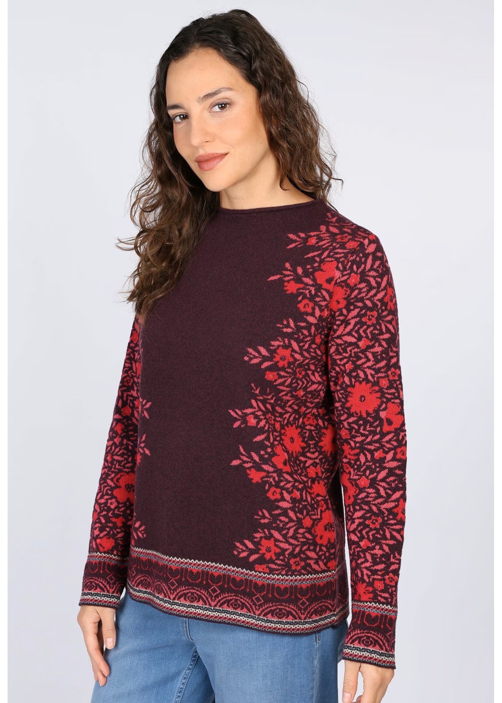 STRIKKEBY STRIKKEBY PULLOVER SOFIA GARDEN 06252-0028