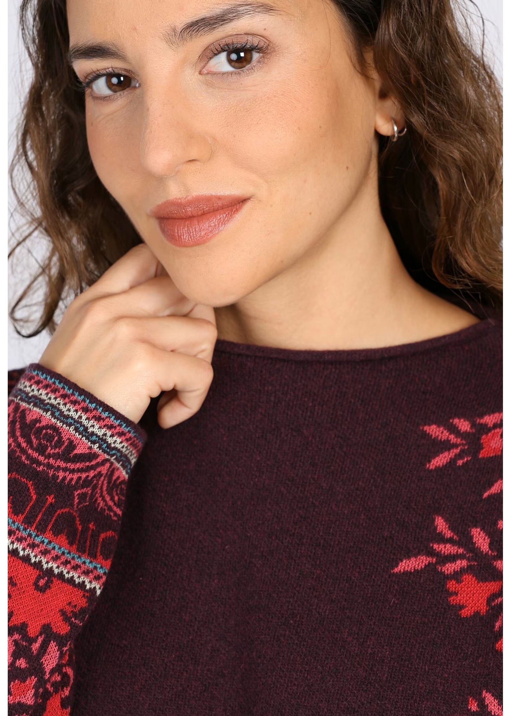 STRIKKEBY STRIKKEBY PULLOVER SOFIA GARDEN 06252-0028