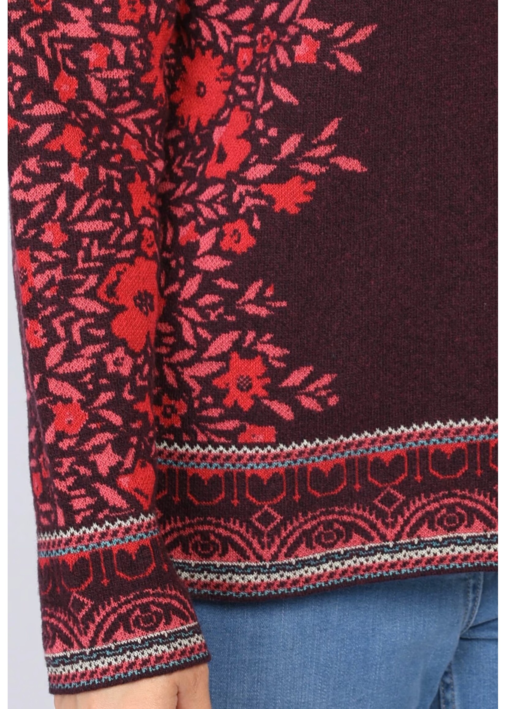 STRIKKEBY STRIKKEBY PULLOVER SOFIA GARDEN 06252-0028