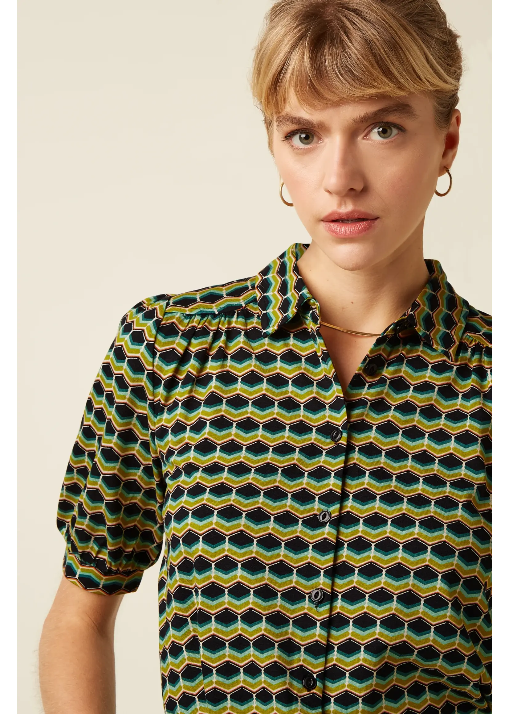 KING LOUIE KING LOUIE CARINA BLOUSE DRIFT 10431