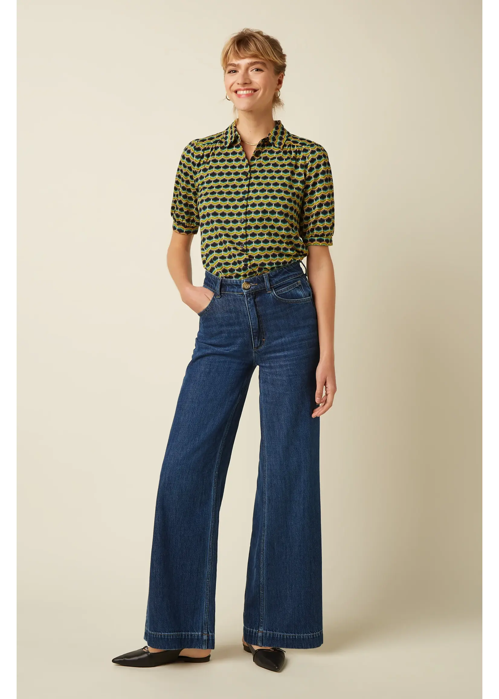 KING LOUIE KING LOUIE CARINA BLOUSE DRIFT 10431