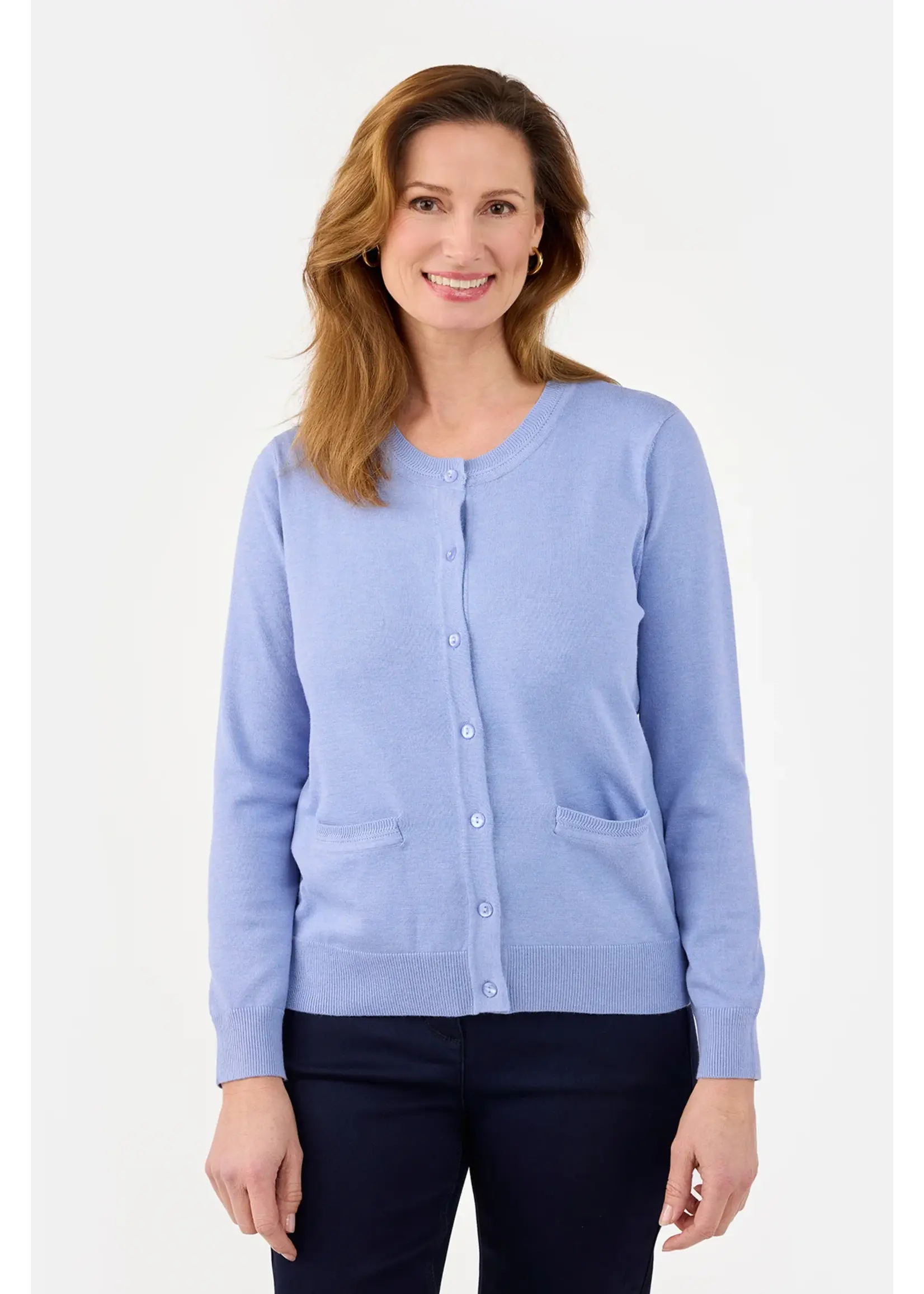 BRANDTEX BRANDTEX CARDIGAN POCKETS BASIC 219276