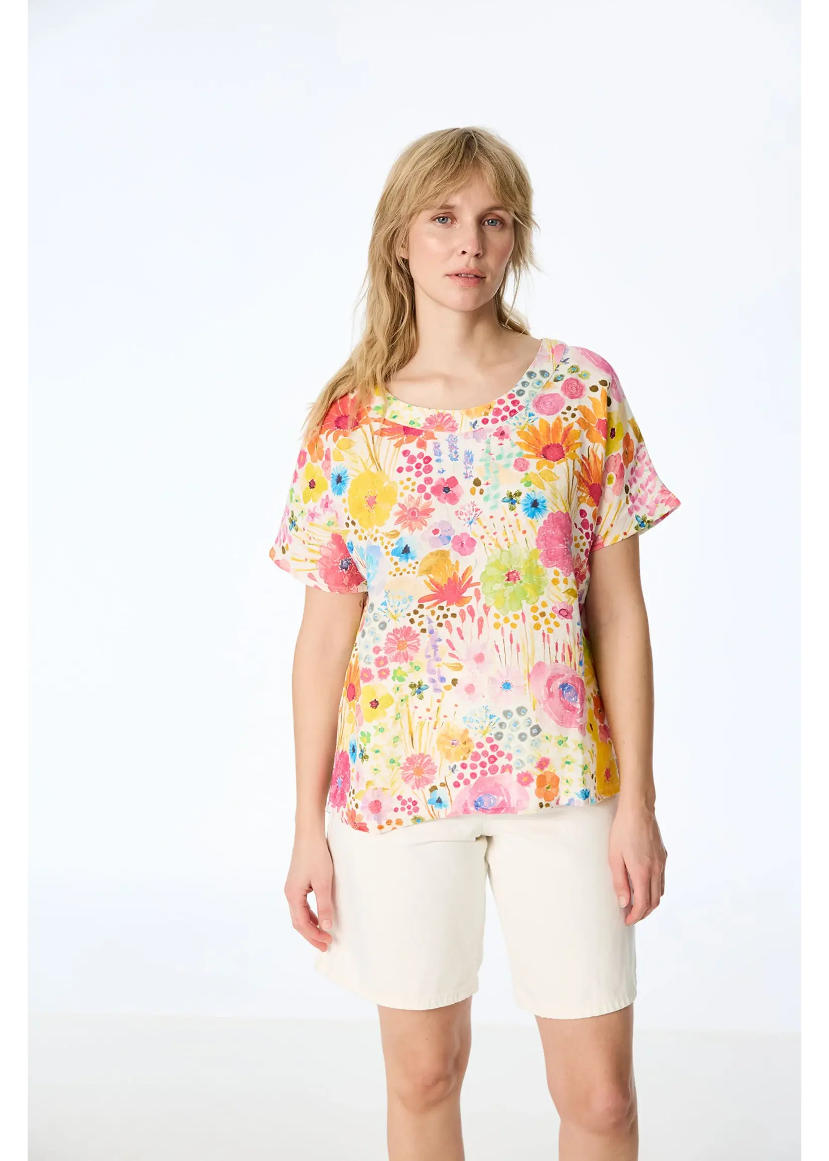 HIMALAYA BLOUSE TOPPA 266125 132 sunflower field L