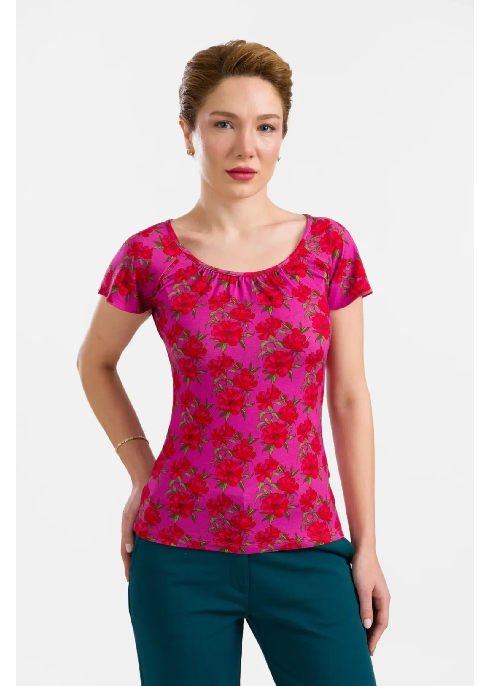 LALAMOUR LALAMOUR BUTTERFLY TOP LASU2640