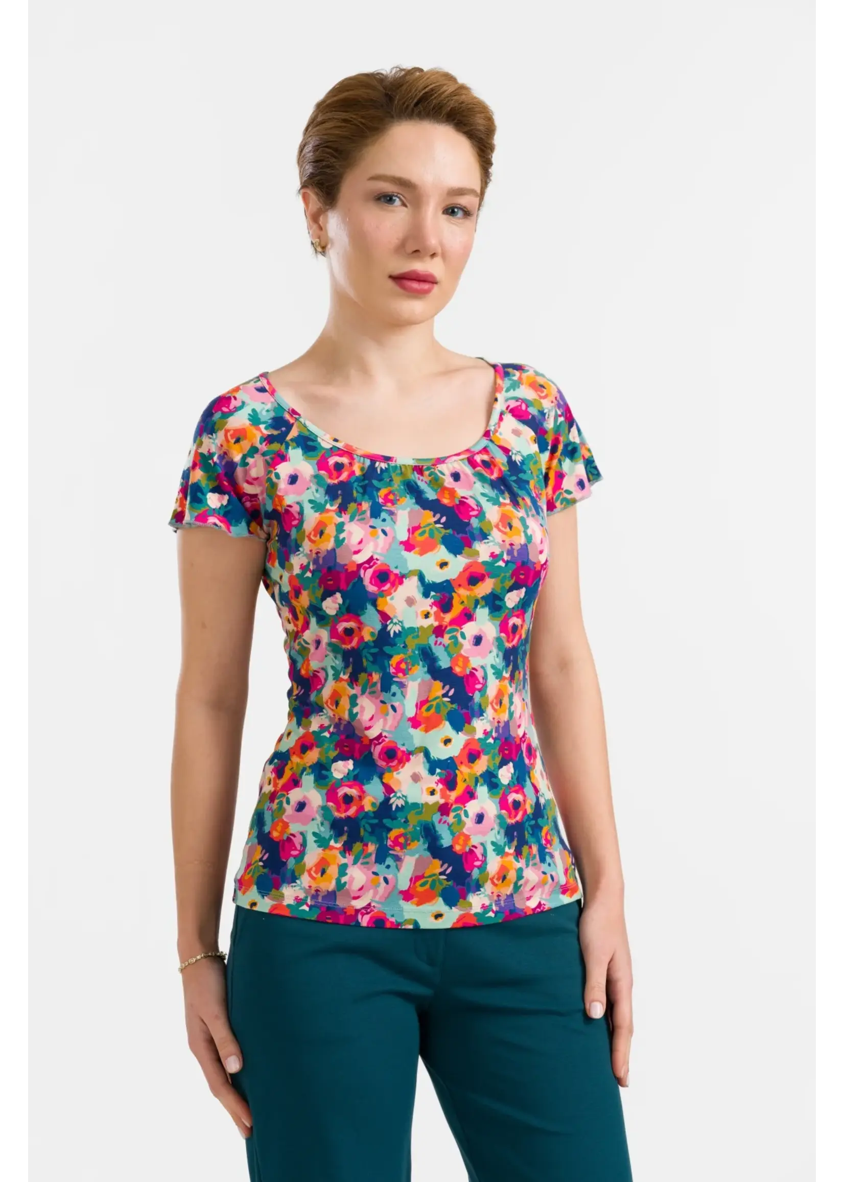 LALAMOUR LALAMOUR BUTTERFLY TOP LASU2641