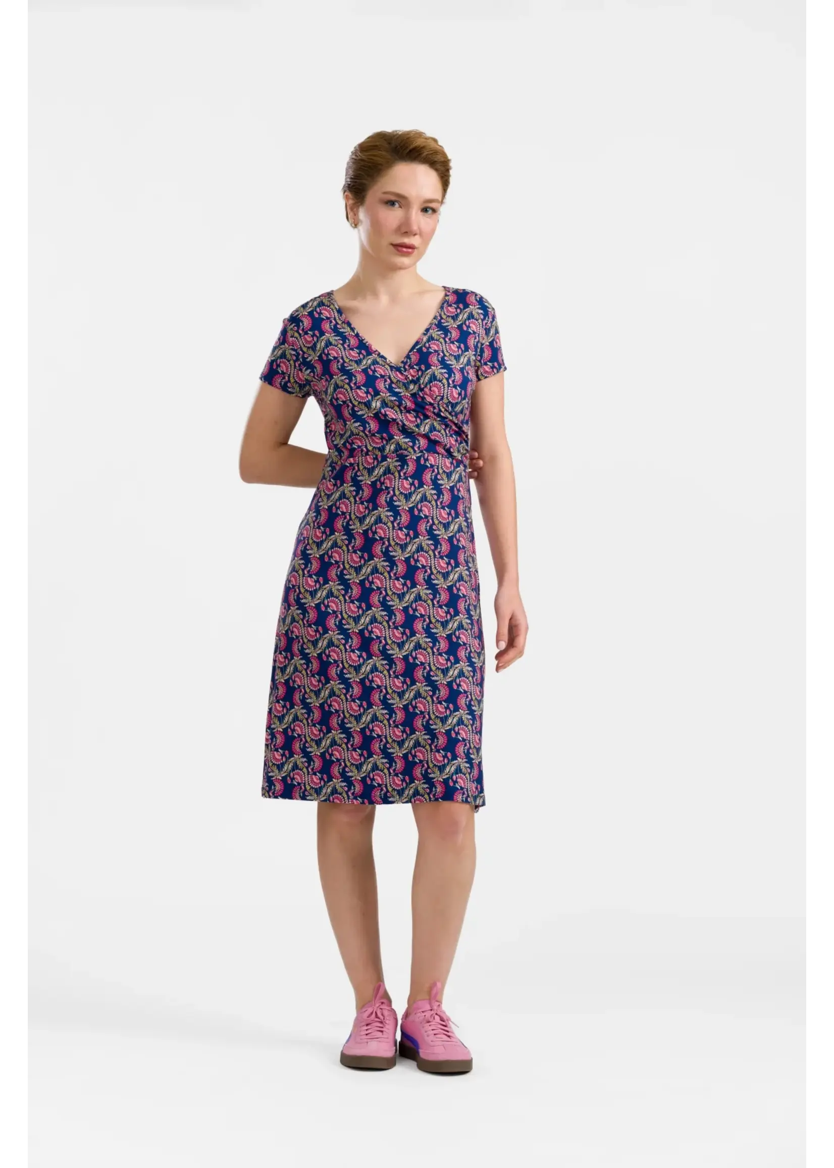 LALAMOUR LALAMOUR CHRISSY CROSS DRESS LASU2661