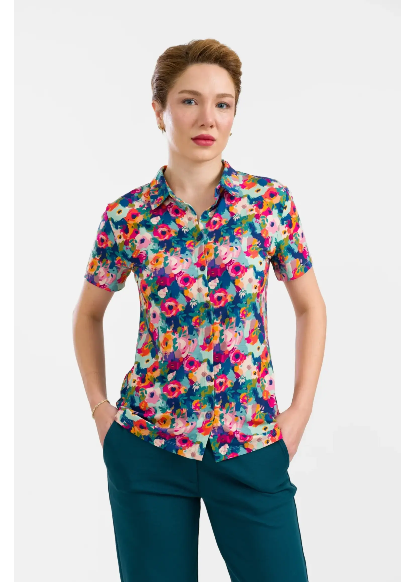 LALAMOUR LALAMOUR SILL BLOUSE LASU26370