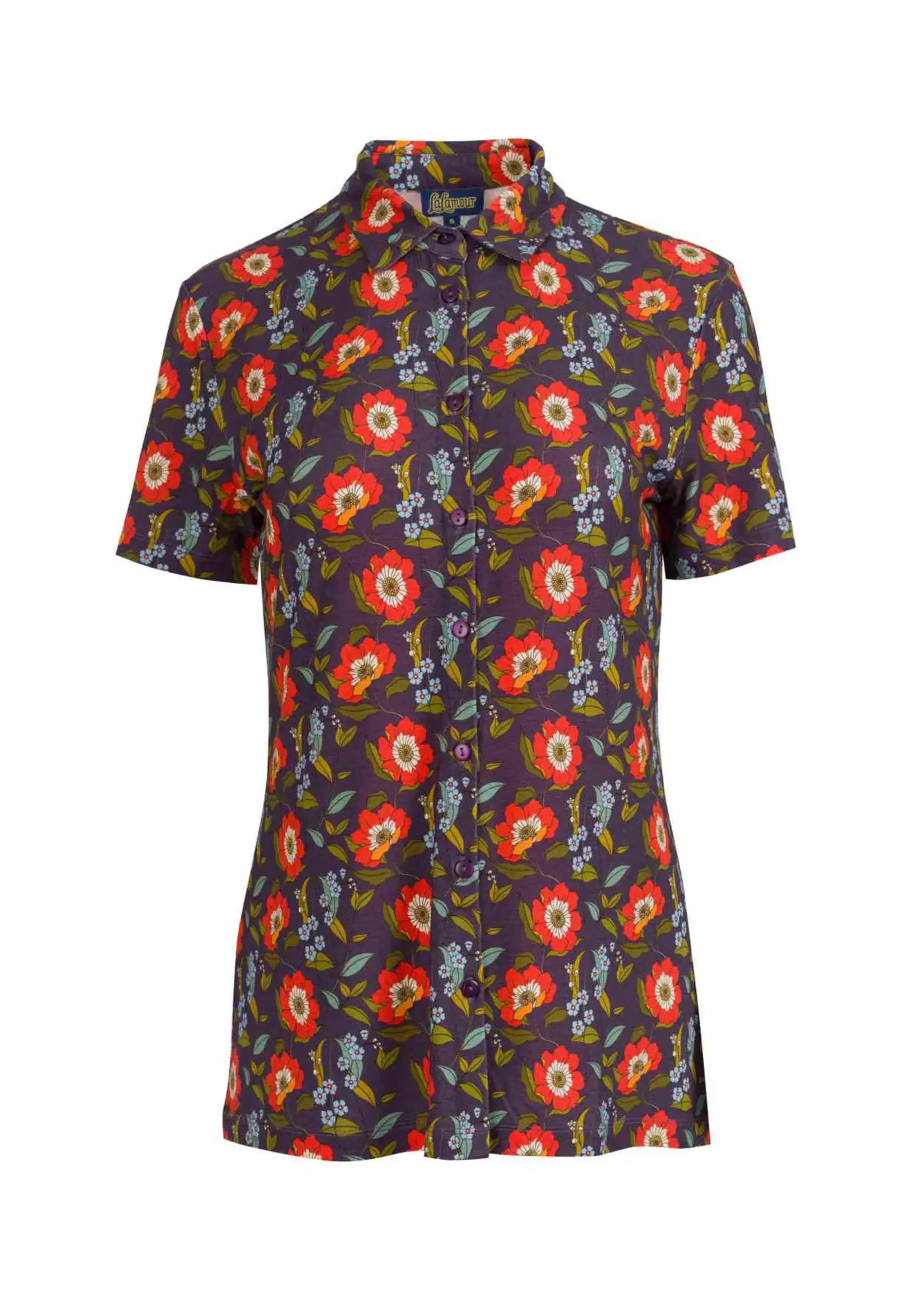 LALAMOUR LALAMOUR SILL BLOUSE LASU26371