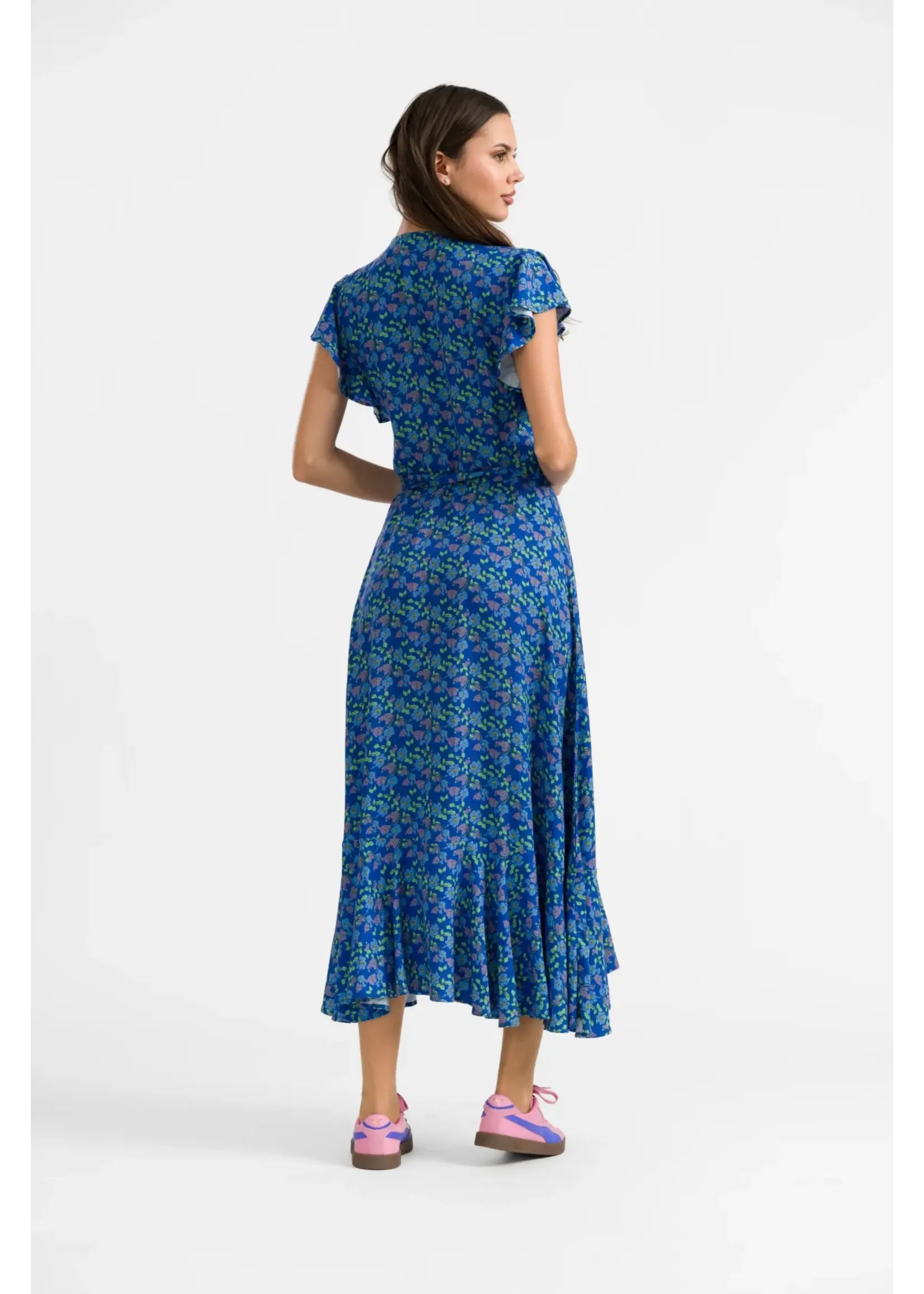 LALAMOUR LALAMOUR YARA WRAP DRESS LASU26450