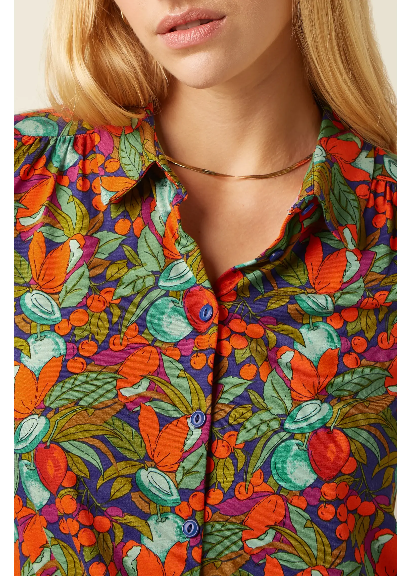 KING LOUIE KING LOUIE MAISIE BLOUSE PUERTO 10614