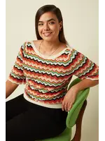 KING LOUIE KING LOUIE IVY TOP WIDE SLEEVE LE ROY 10516