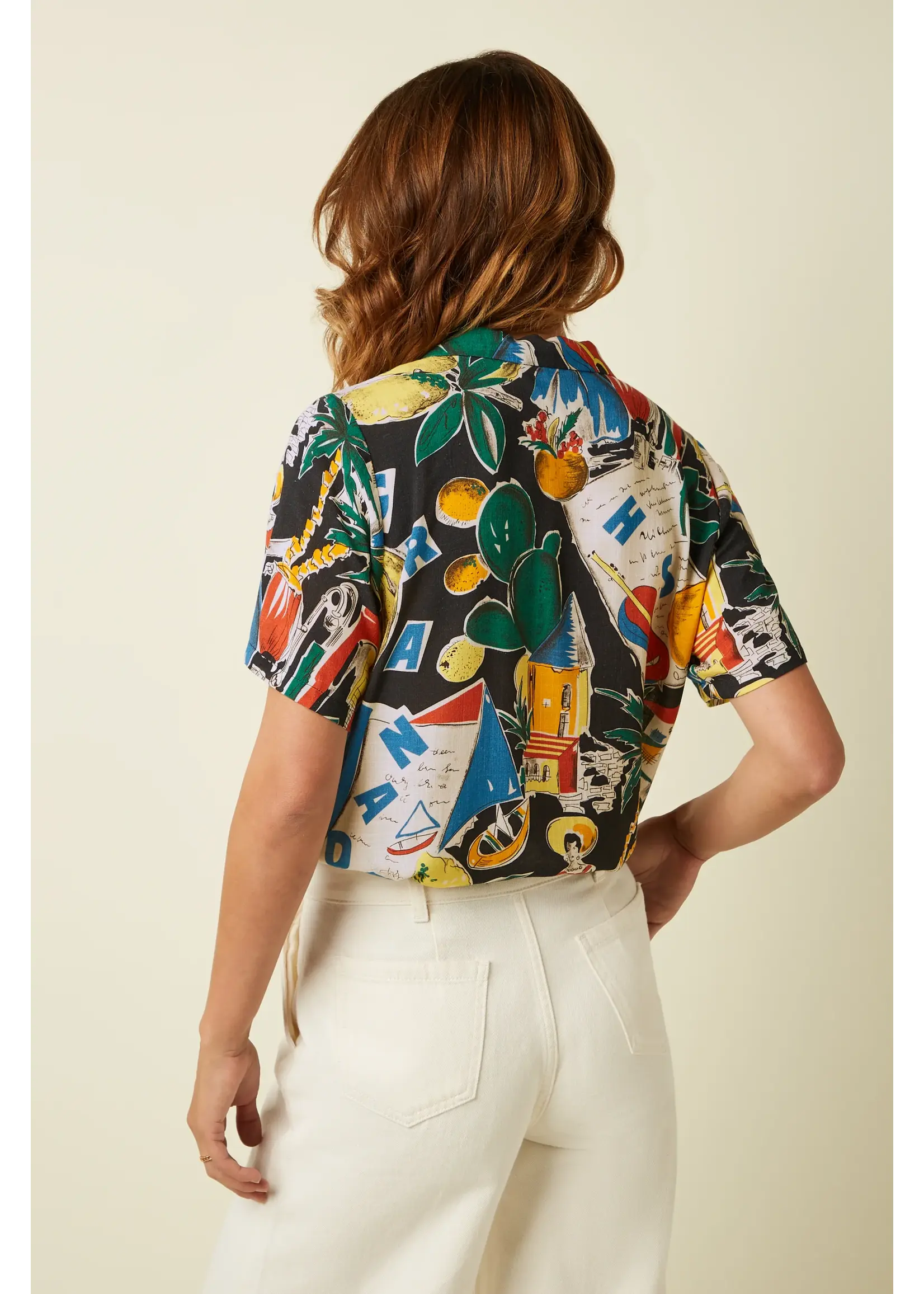 KING LOUIE KING LOUIE BELLA BLOUSE TROPEZ 10616