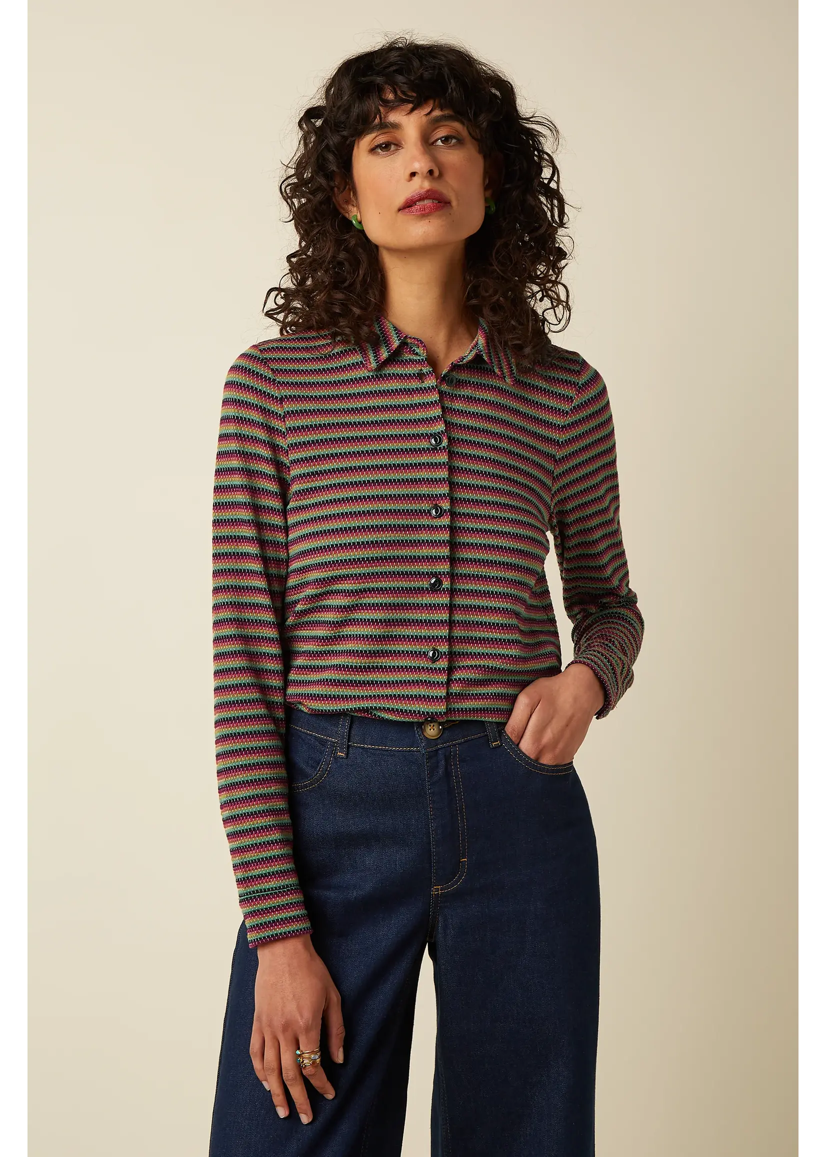 KING LOUIE KING LOUIE BLOUSE BEEBOP STRIPE 10908