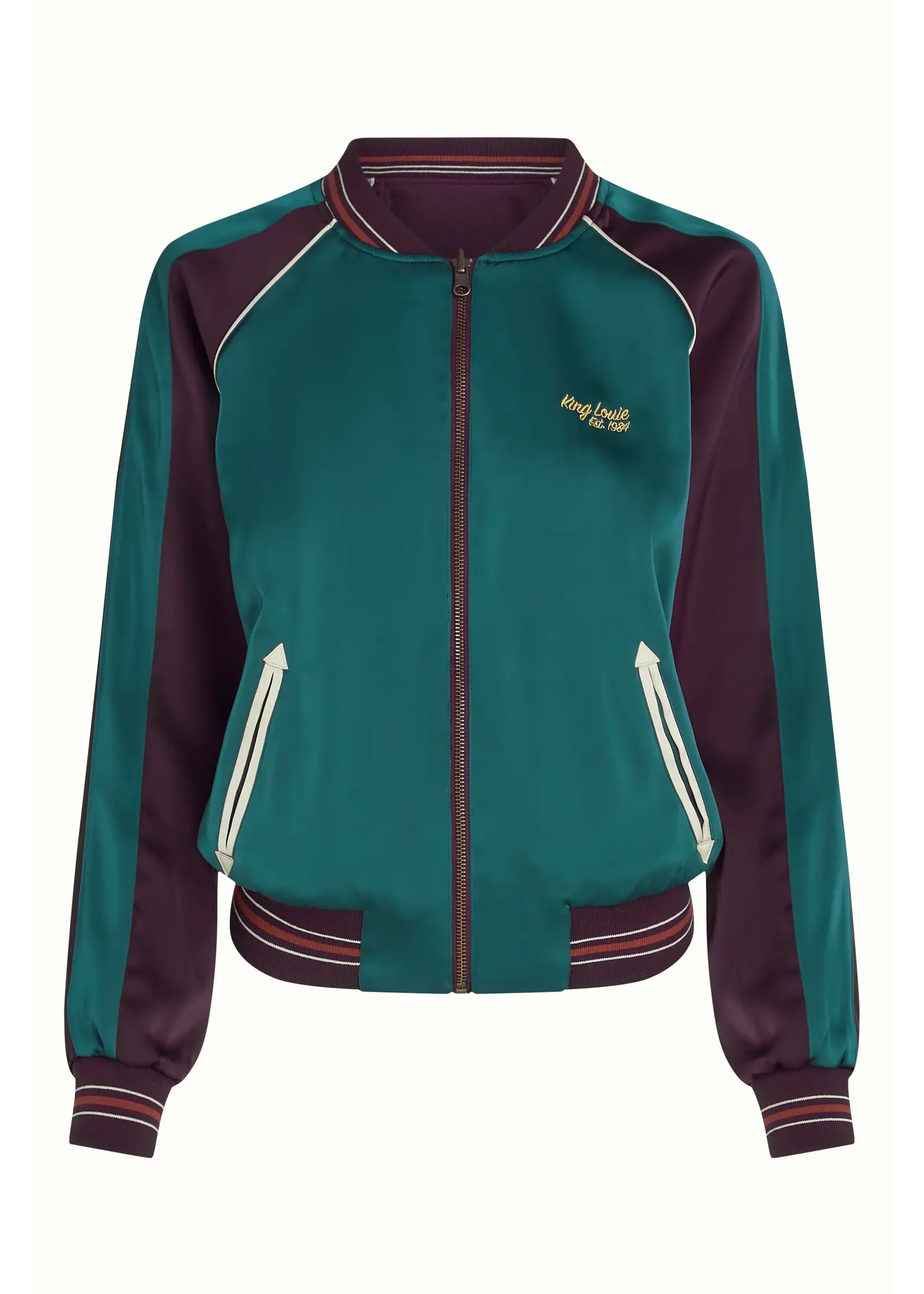 KING LOUIE KING LOUIE BOMBER JACKET DUSK SATIN 10669