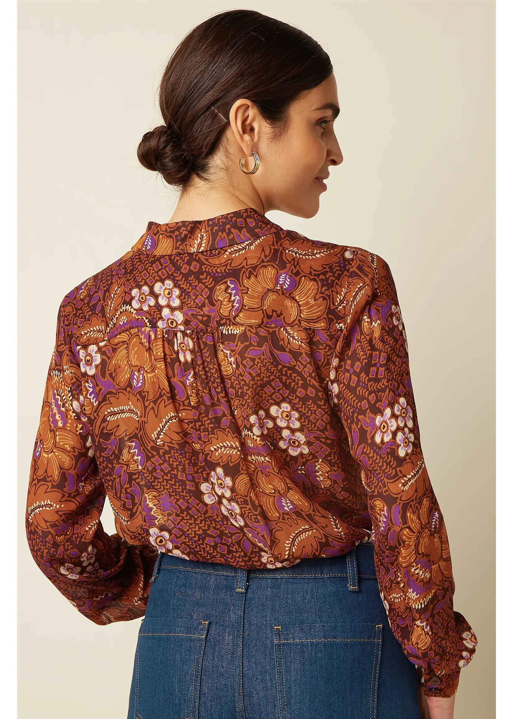 KING LOUIE KING LOUIE MAISIE BLOUSE MYRTLE 10993