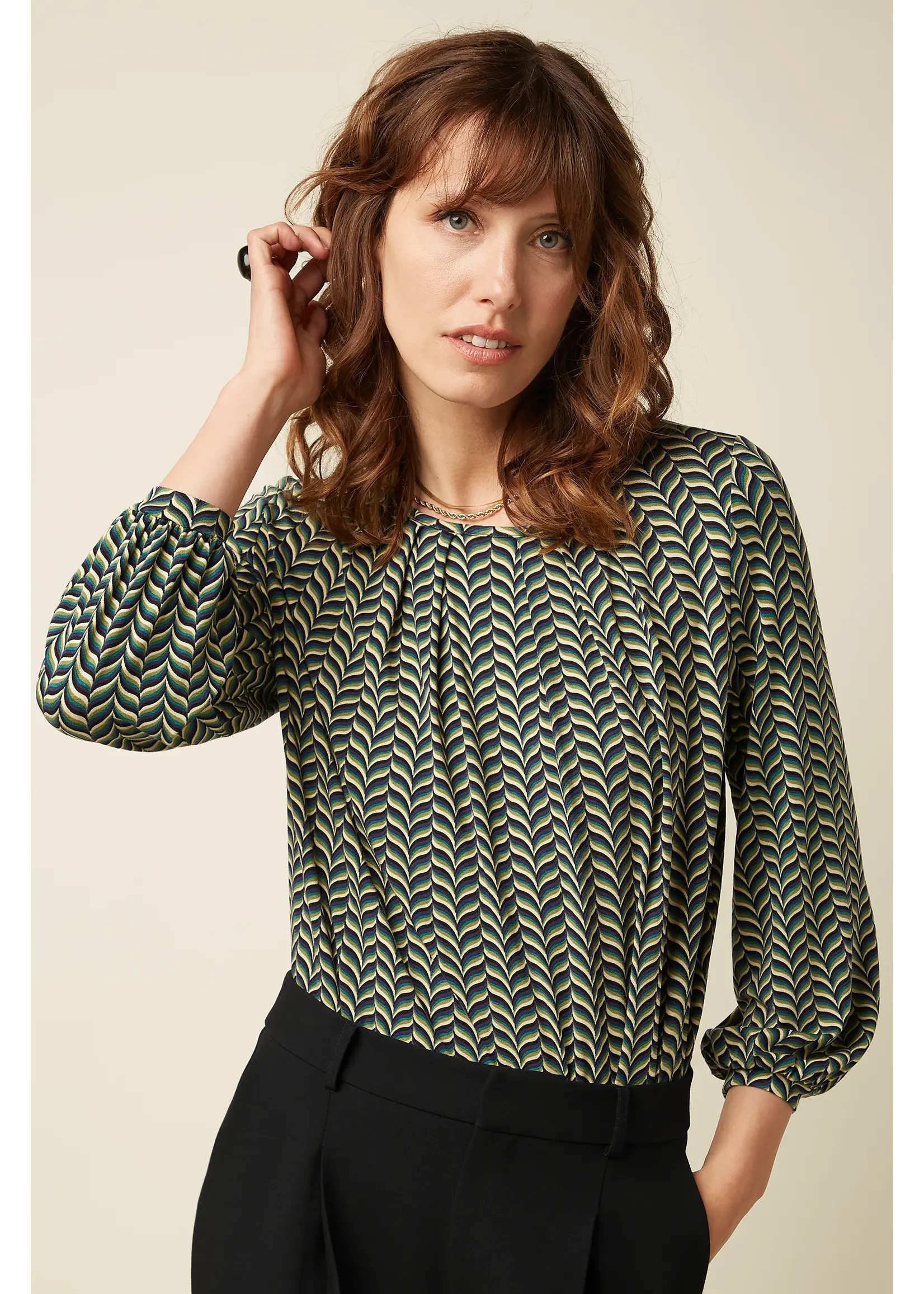 KING LOUIE KING LOUIE LAURA PLEAT TOP MARAIS 11026