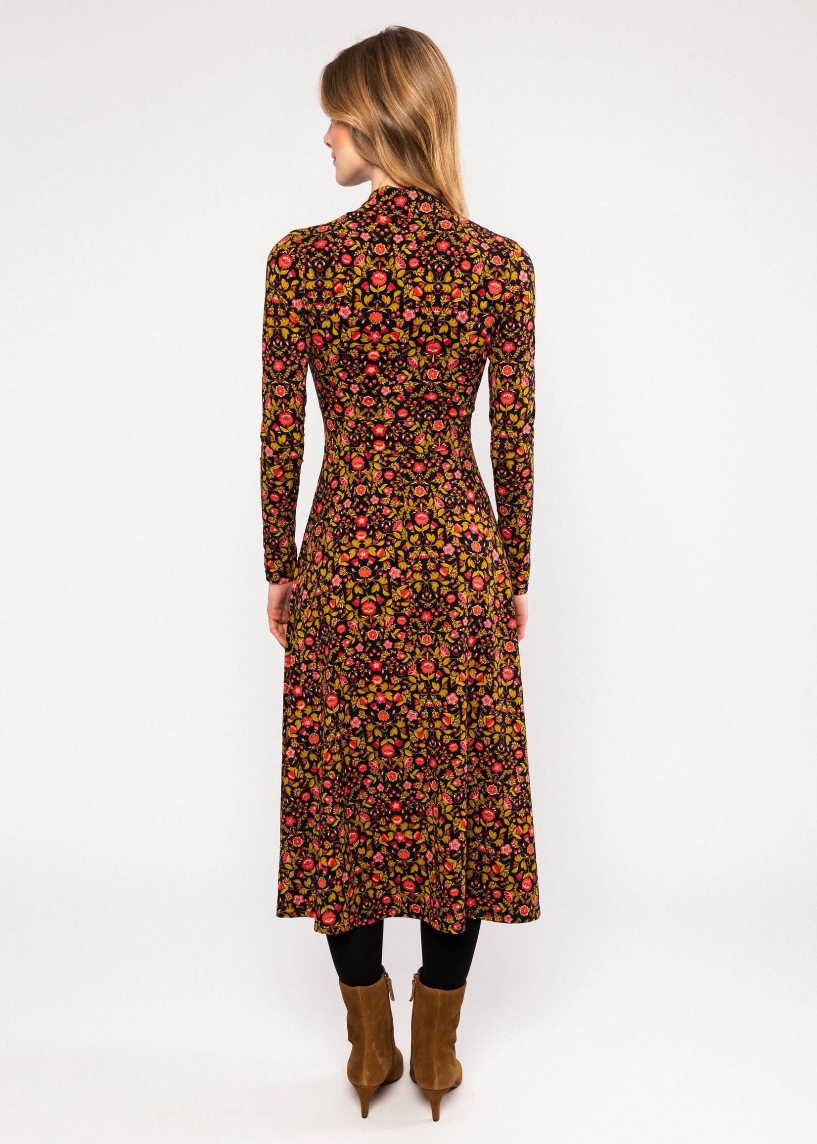 BLUTSGESCHWISTER BLUTSGESCHWISTER JERSEY DRESS HOT KNOT SHAWL 1263-100