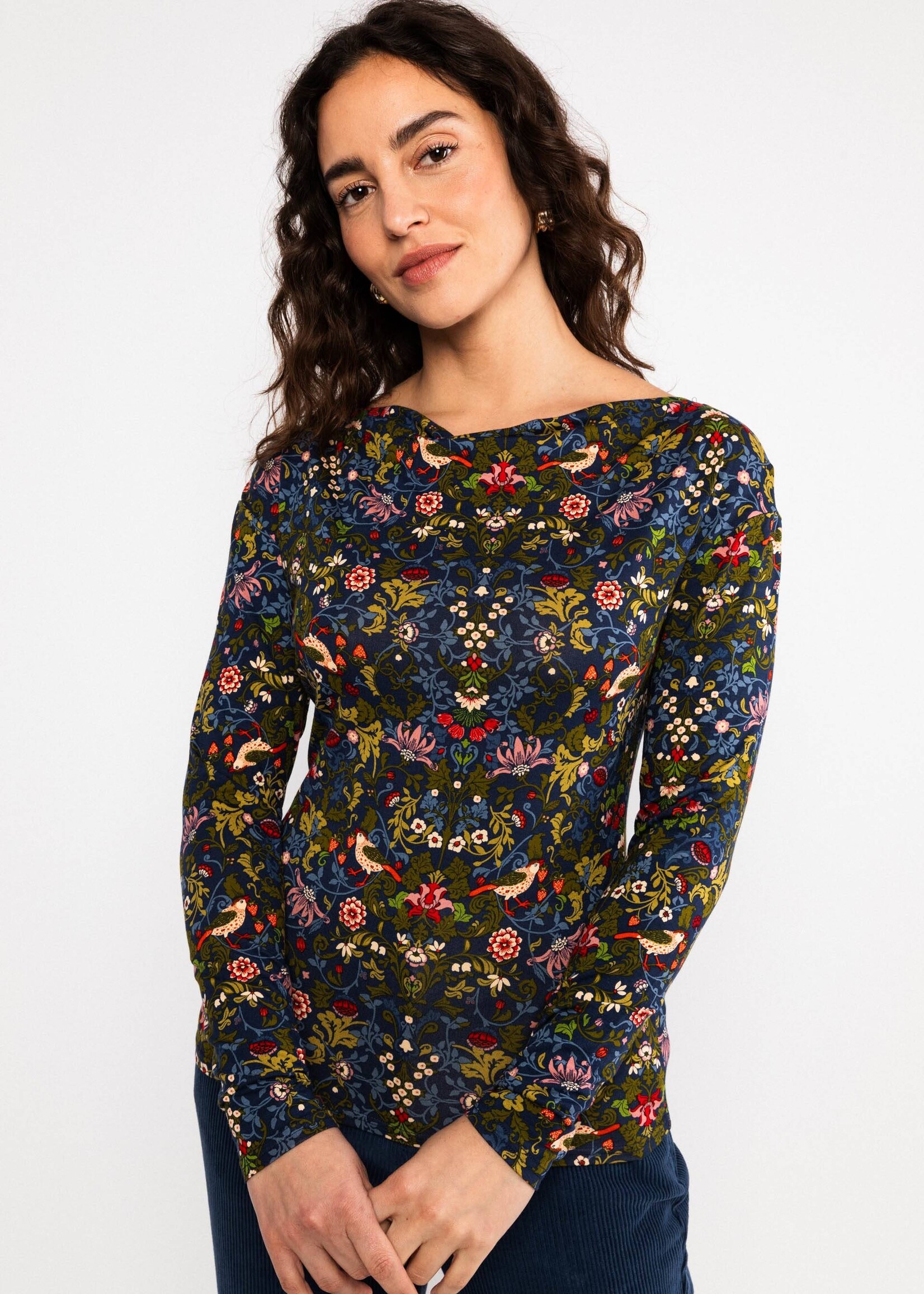 BLUTSGESCHWISTER BLUTSGESCHWISTER JERSEY TOP WISHFUL WATERFALL 1263-227
