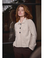 BLOOMINGS BLOOMINGS COLLARED CARDIGAN A-LINE SLK416-9086