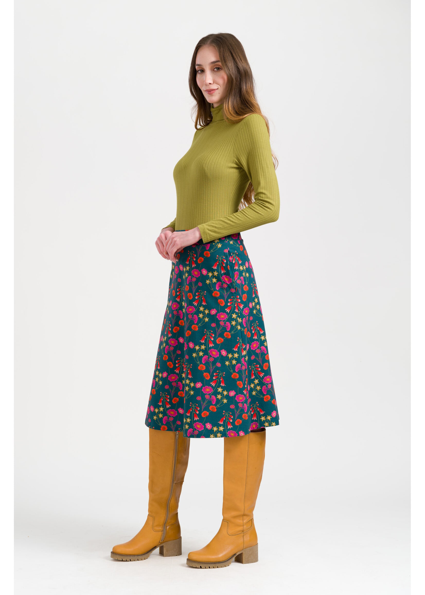 LALAMOUR LALAMOUR HOLLY SKIRT BOHEMIAN RAP AW26042
