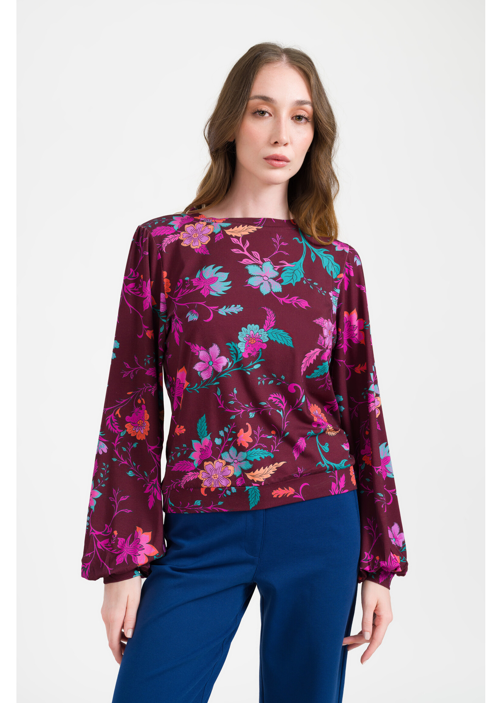 LALAMOUR LALAMOUR CATHY TOP DARK IVY AW26110