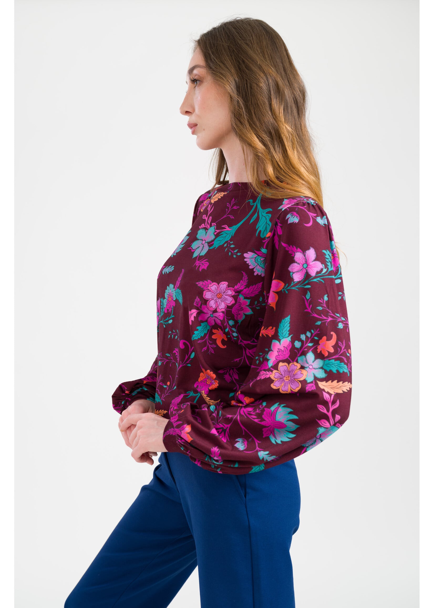LALAMOUR LALAMOUR CATHY TOP DARK IVY AW26110