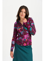 LALAMOUR LALAMOUR LENA BLOUSE LS DARK IVY AW26111