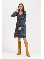 LALAMOUR LALAMOUR CHRISSY CROSS DRESS LS BOHEMIAN RAP AW26041