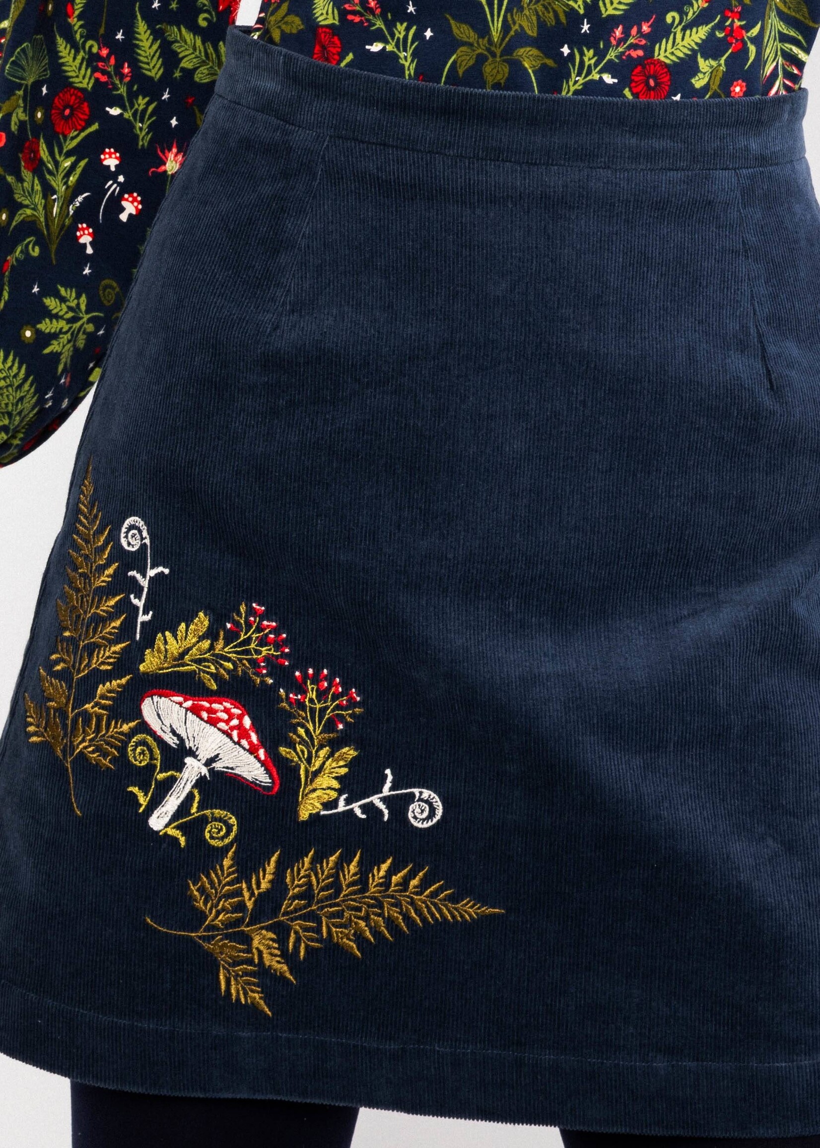 BLUTSGESCHWISTER BLUTSGESCHWISTER CORDUROY SKIRT DREAMY EYES 1263-302